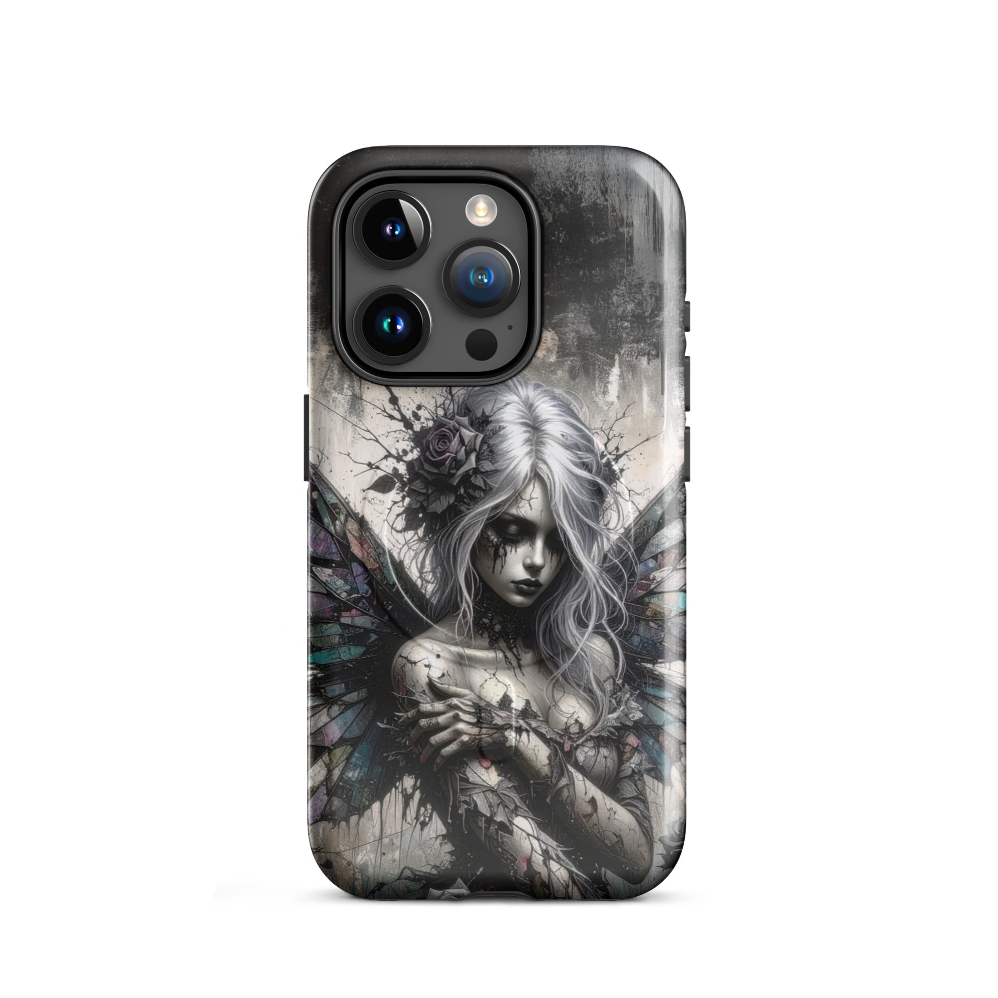 Carcasa resistente MagSafe para iPhone – Hada Gótica Mística - CeluMovil