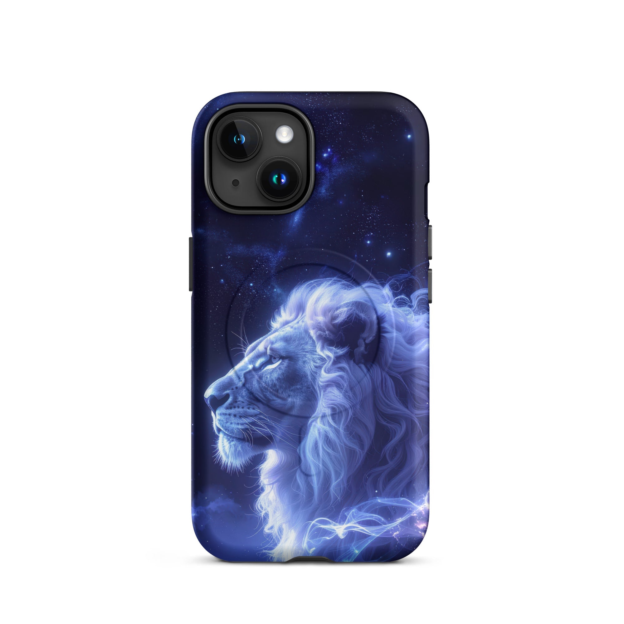 Carcasa resistente MagSafe para iPhone – León Celestial de la Luz de las Estrellas - CeluMovil