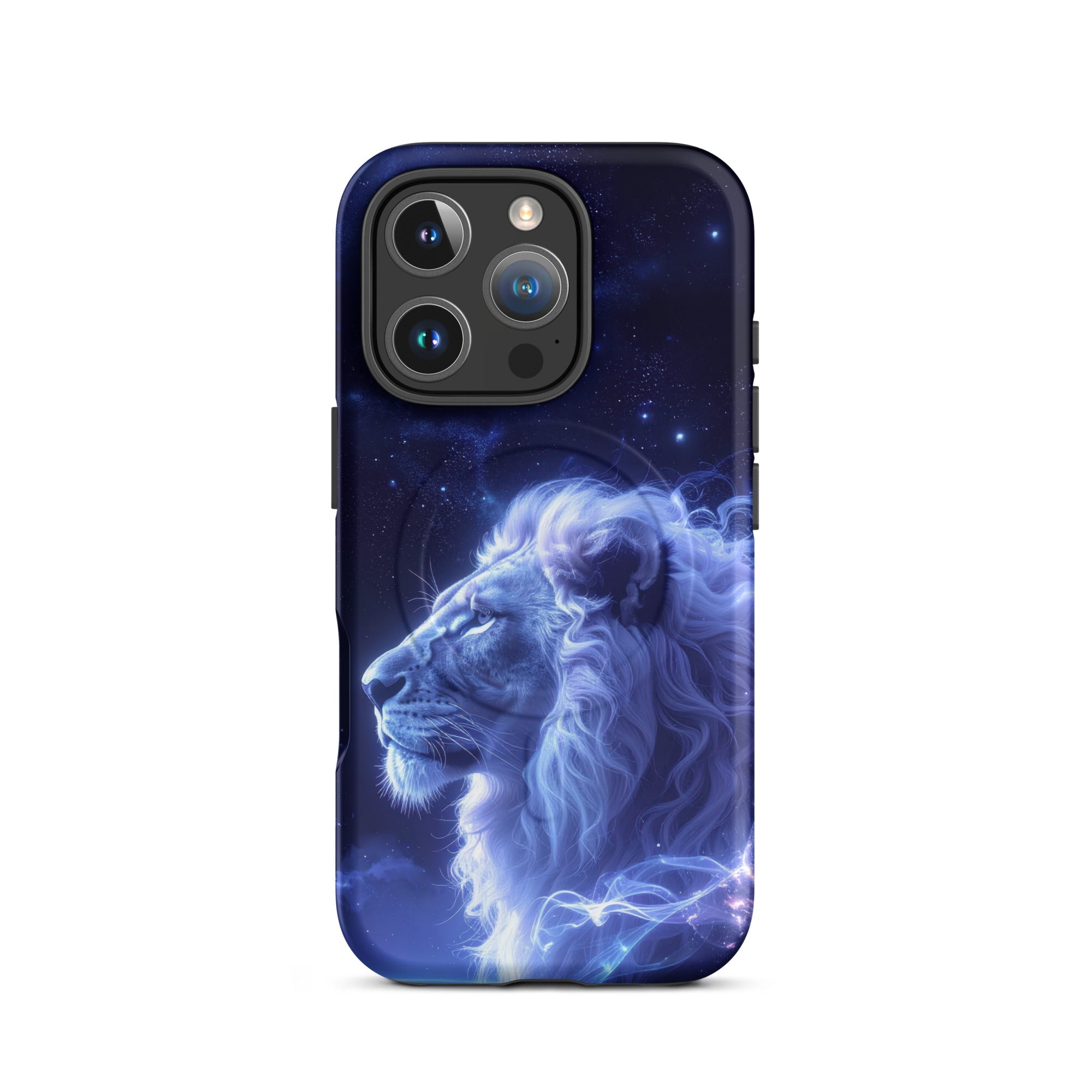 Carcasa resistente MagSafe para iPhone – León Celestial de la Luz de las Estrellas - CeluMovil