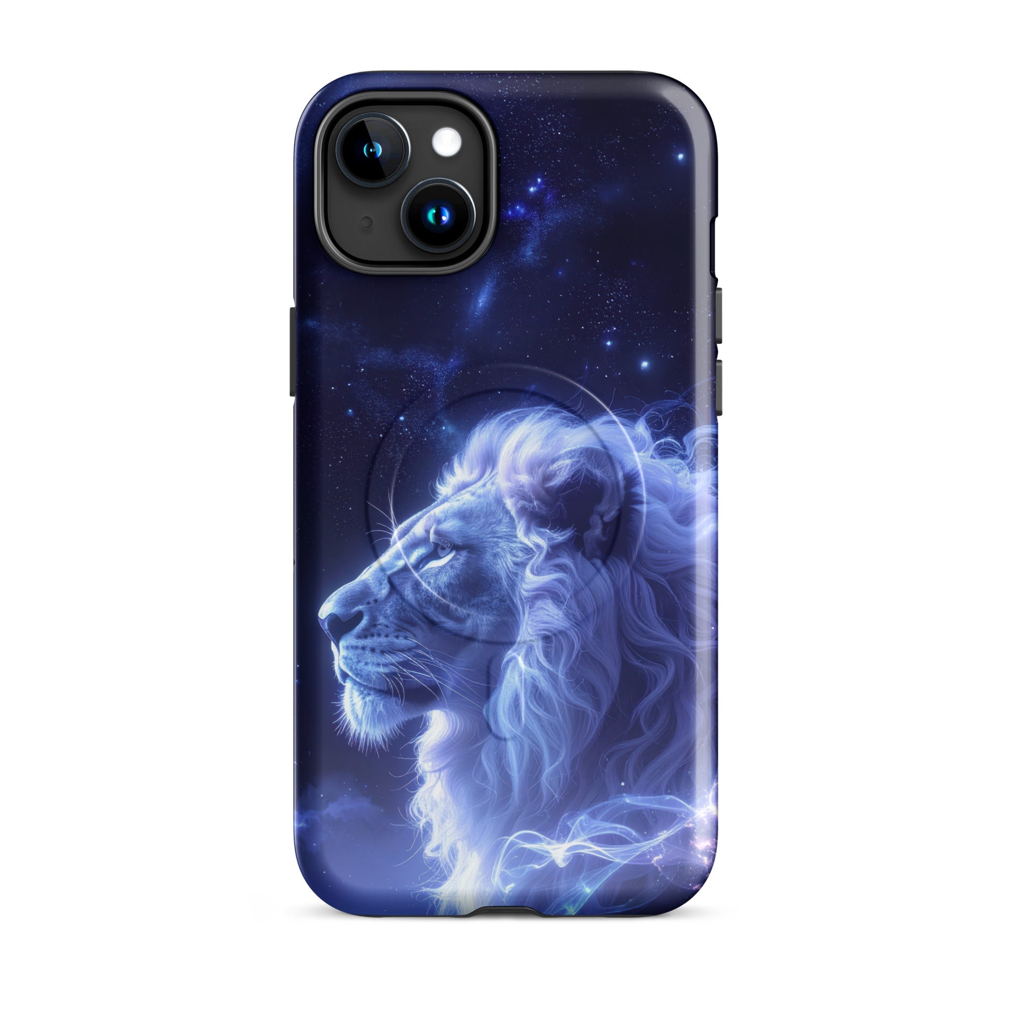 Carcasa resistente MagSafe para iPhone – León Celestial de la Luz de las Estrellas - CeluMovil