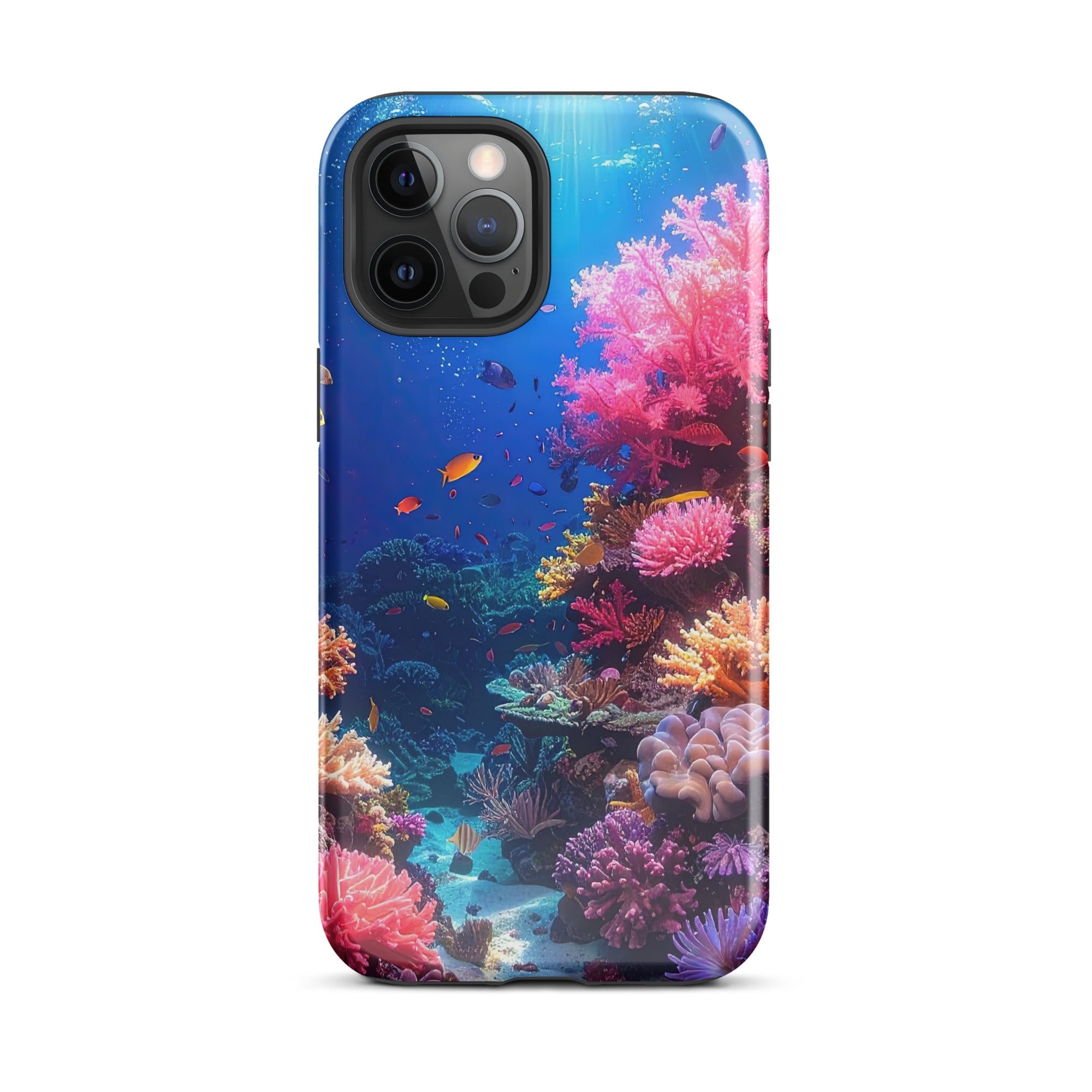 Carcasa Resistente para iPhone - Arrecife de Coral Vívido - CeluMovil