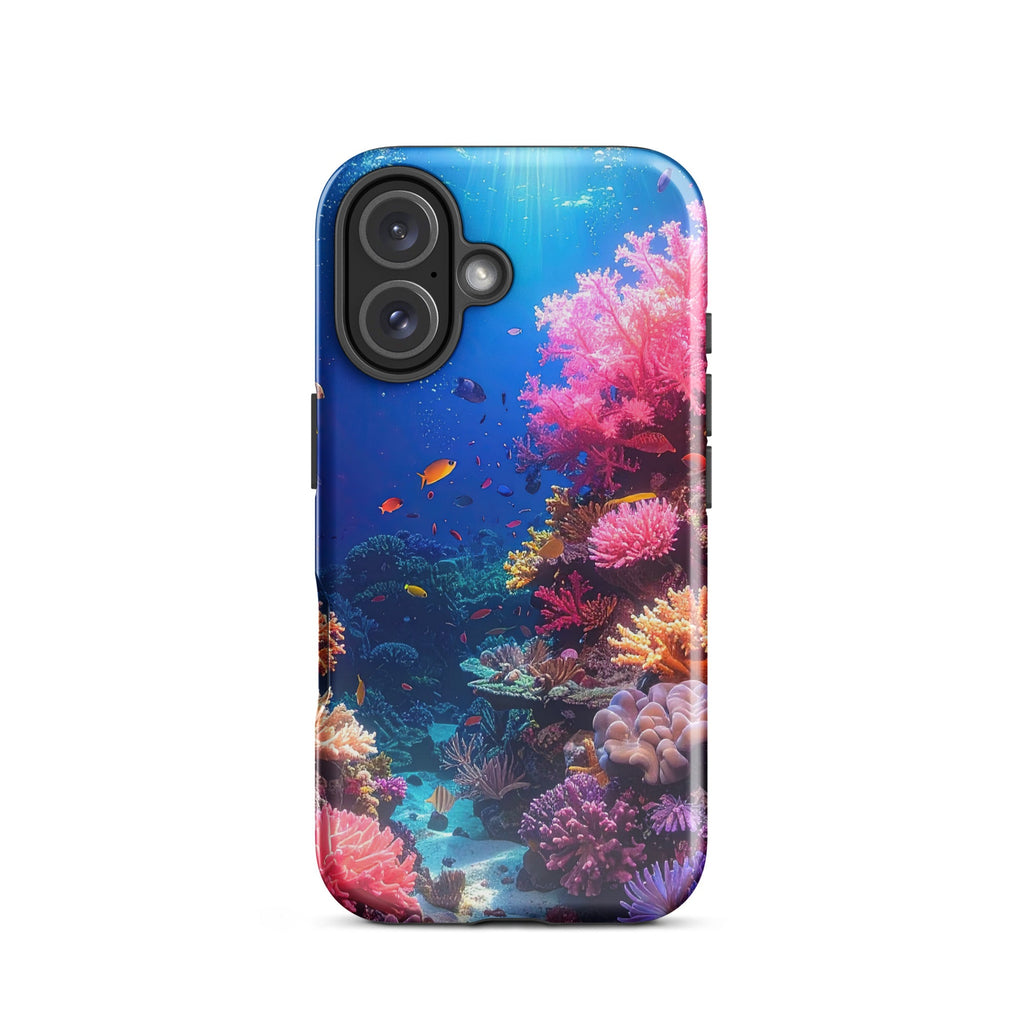 Carcasa Resistente para iPhone - Arrecife de Coral Vívido - CeluMovil