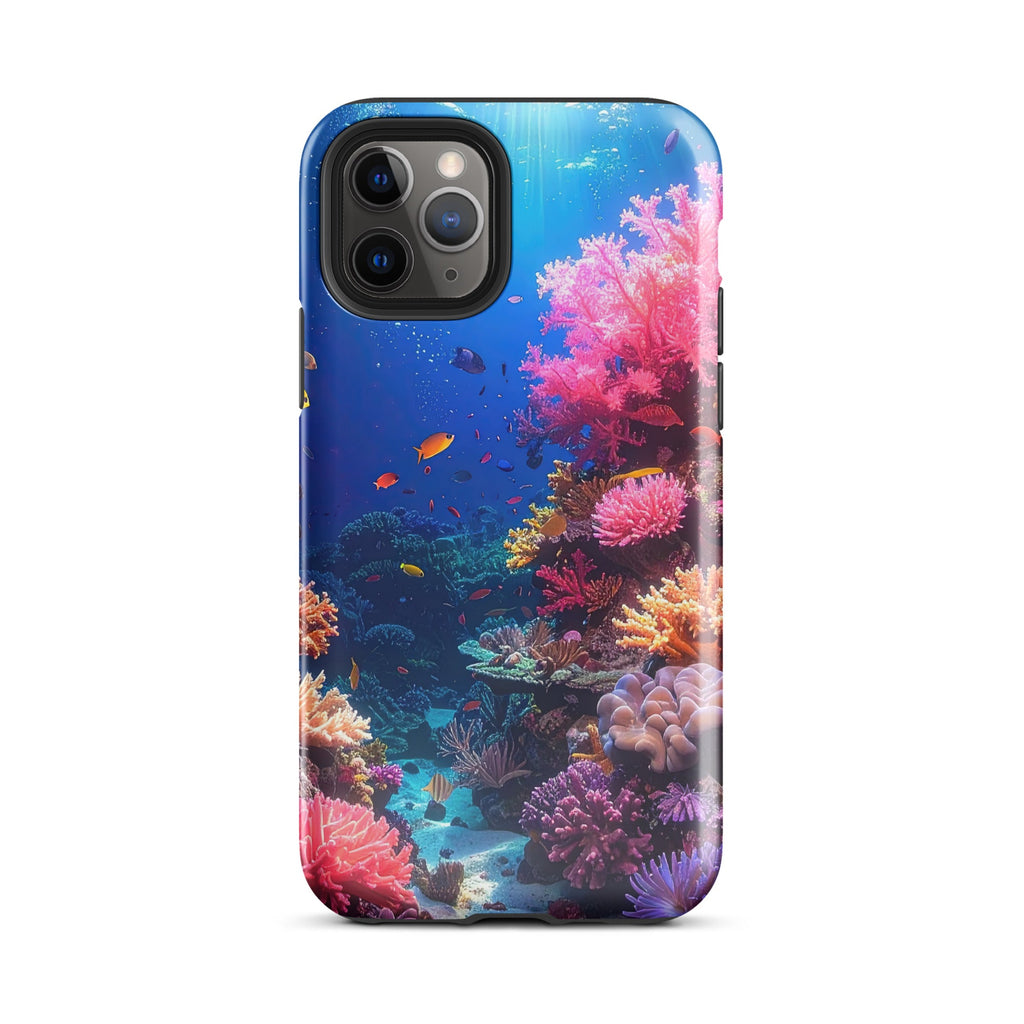 Carcasa Resistente para iPhone - Arrecife de Coral Vívido - CeluMovil