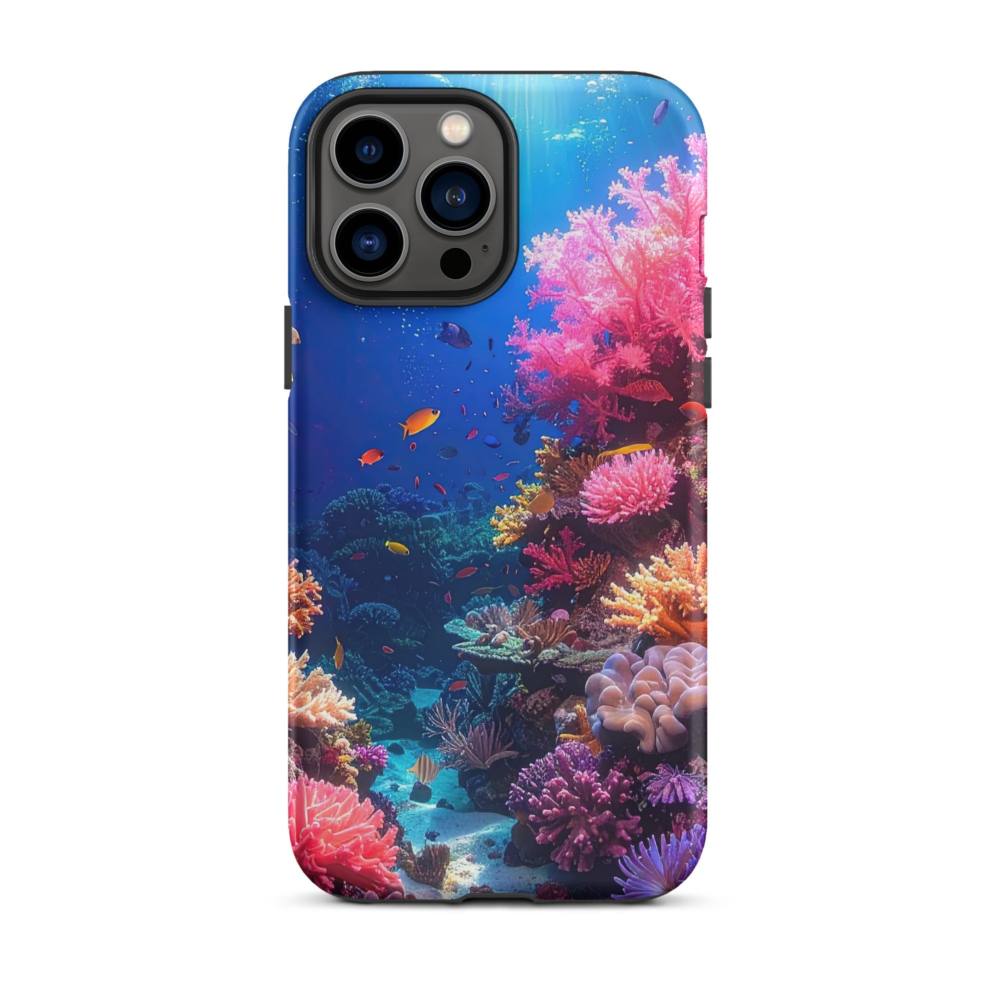 Carcasa Resistente para iPhone - Arrecife de Coral Vívido - CeluMovil