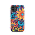 Carcasa resistente para iPhone - Flores Multi Color - CeluMovil