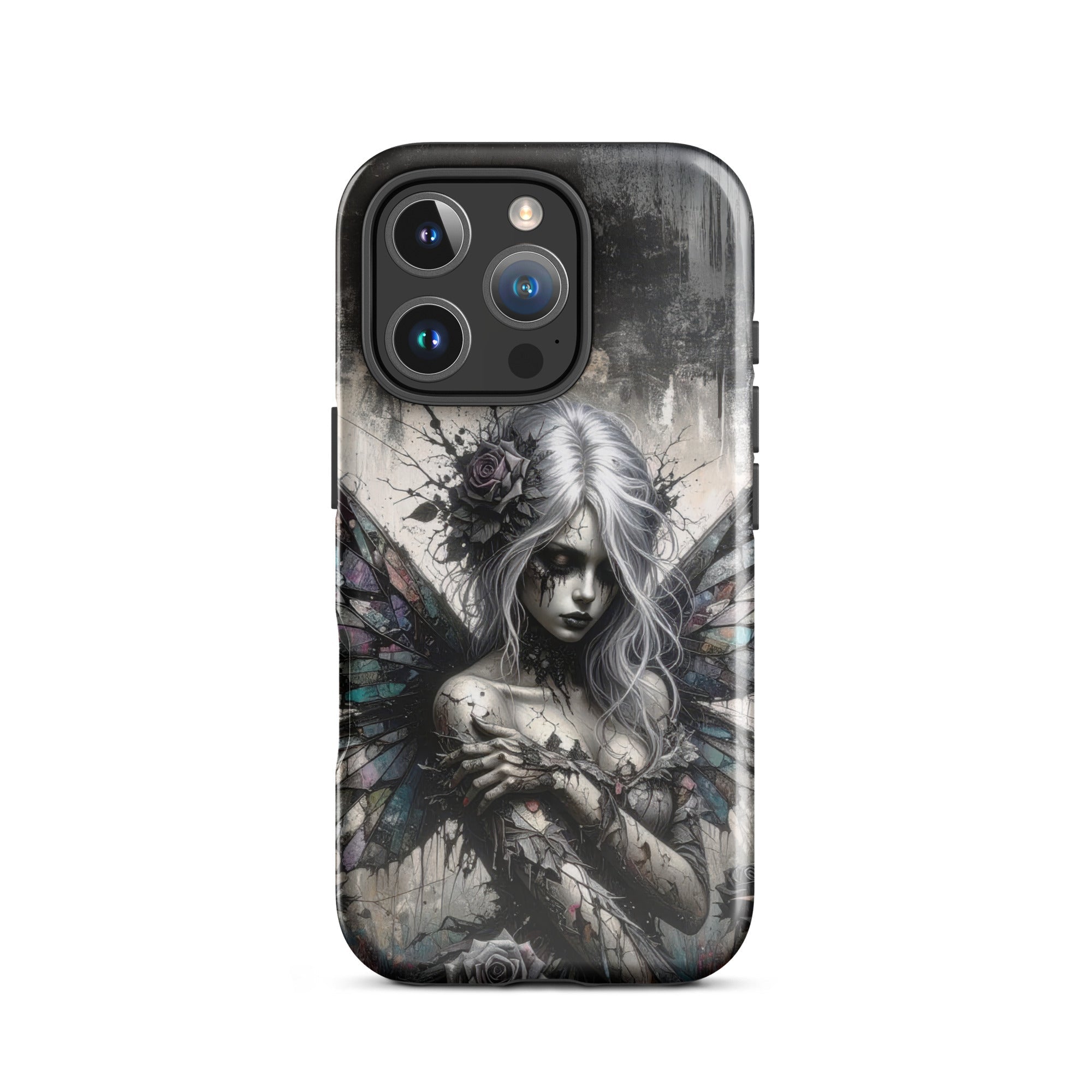 Carcasa resistente para iPhone – Hada Gótica Mística - CeluMovil