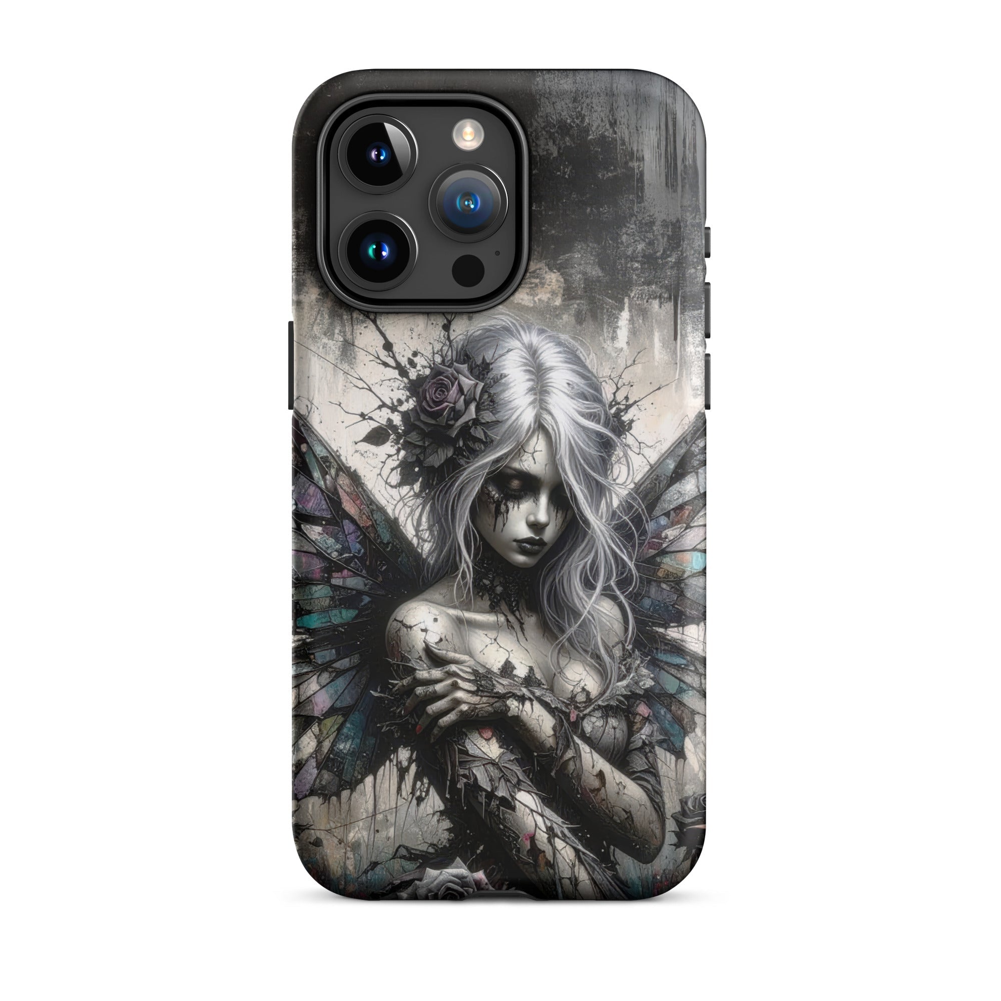 Carcasa resistente para iPhone – Hada Gótica Mística - CeluMovil