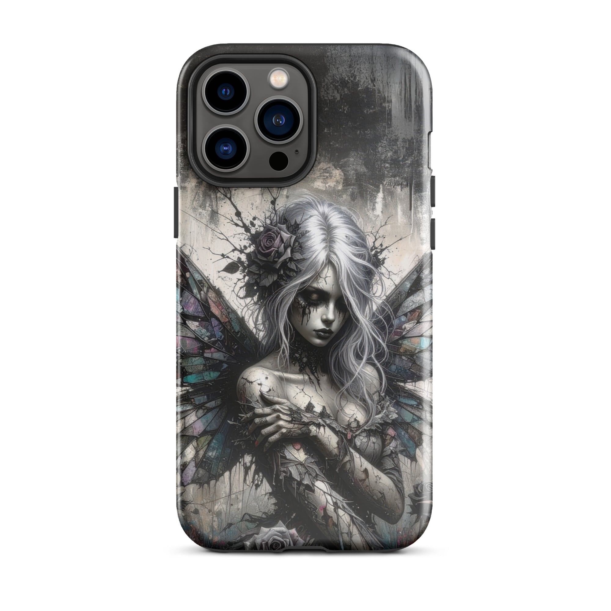 Carcasa resistente para iPhone – Hada Gótica Mística - CeluMovil