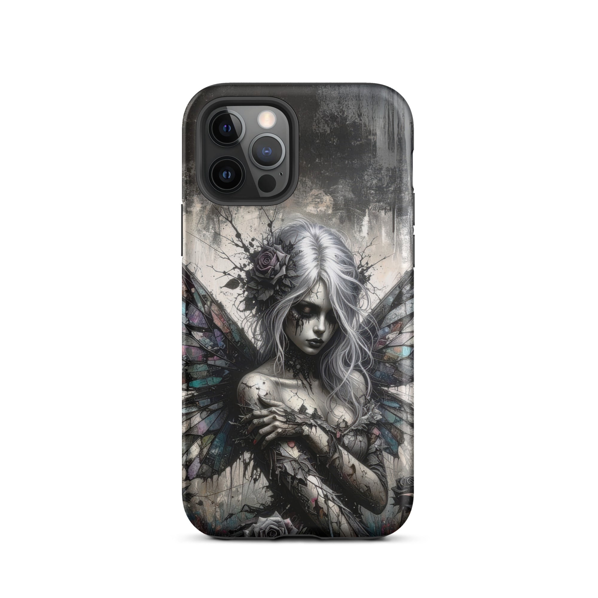 Carcasa resistente para iPhone – Hada Gótica Mística - CeluMovil