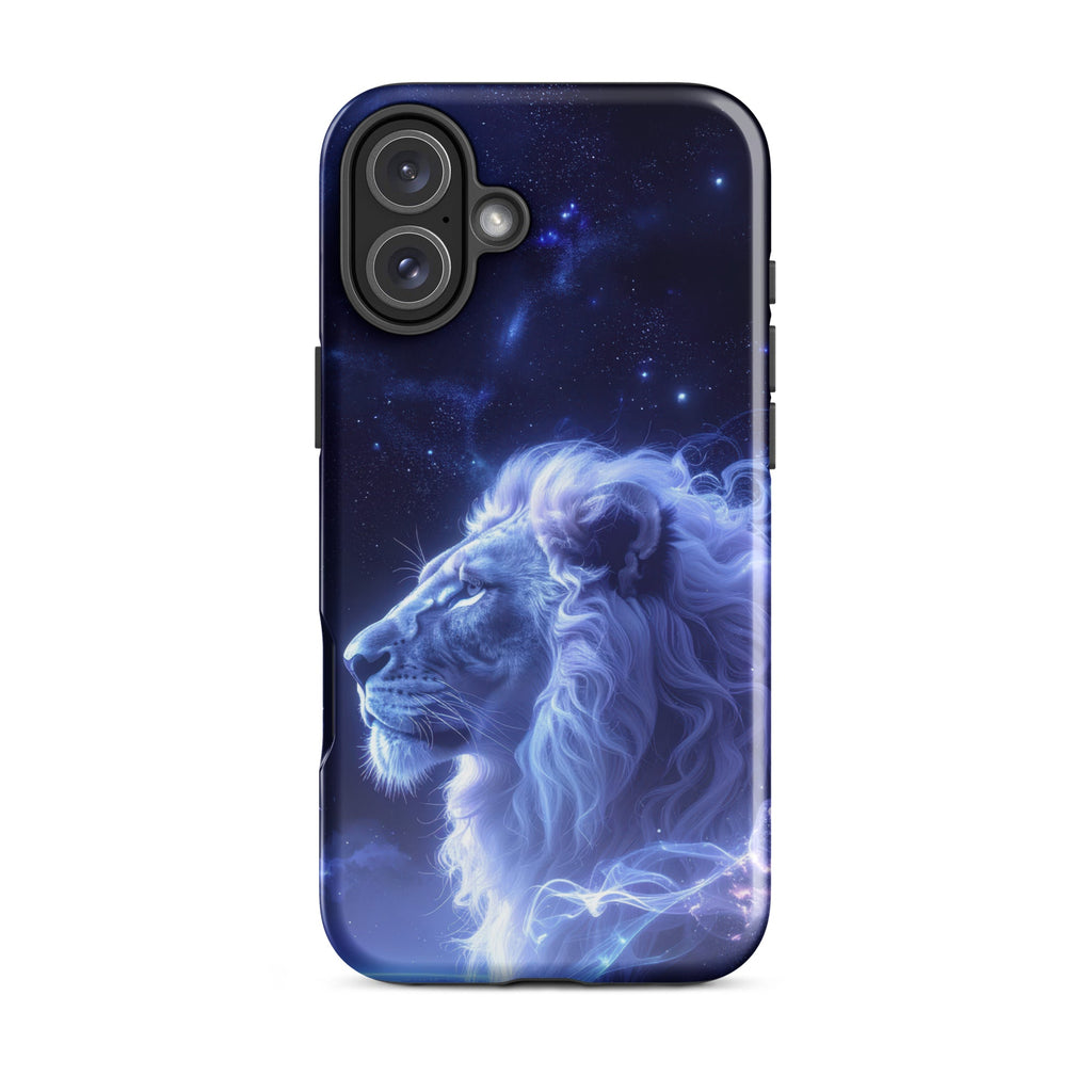 Carcasa resistente para iPhone – León Celestial de la Luz de las Estrellas - CeluMovil