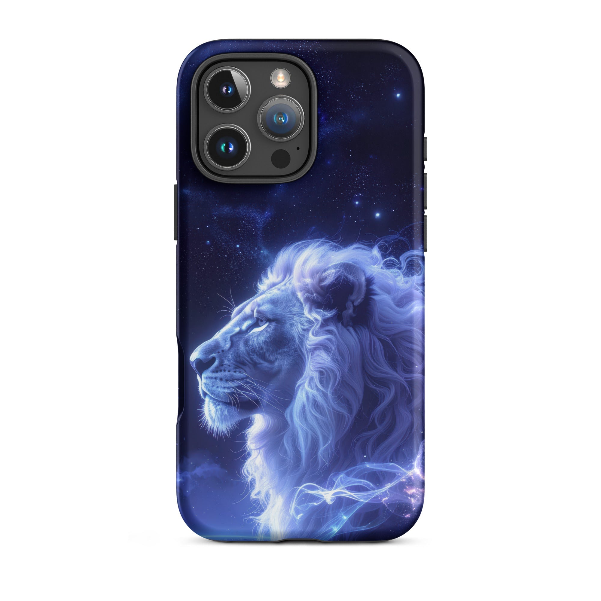 Carcasa resistente para iPhone – León Celestial de la Luz de las Estrellas - CeluMovil