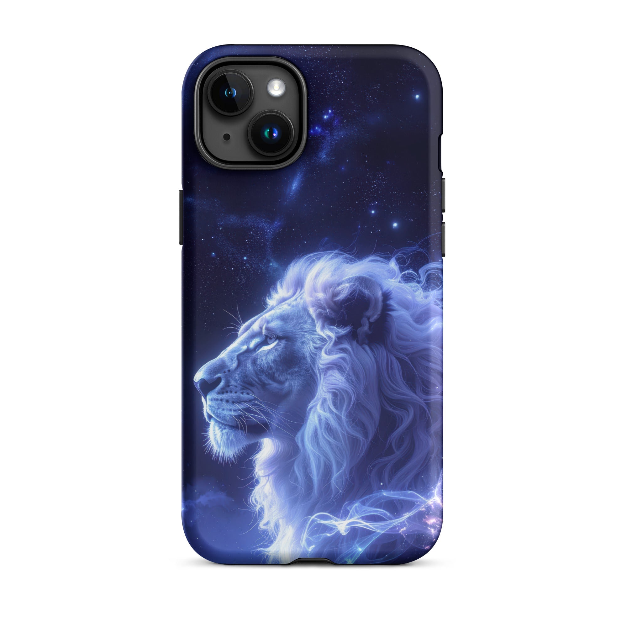 Carcasa resistente para iPhone – León Celestial de la Luz de las Estrellas - CeluMovil