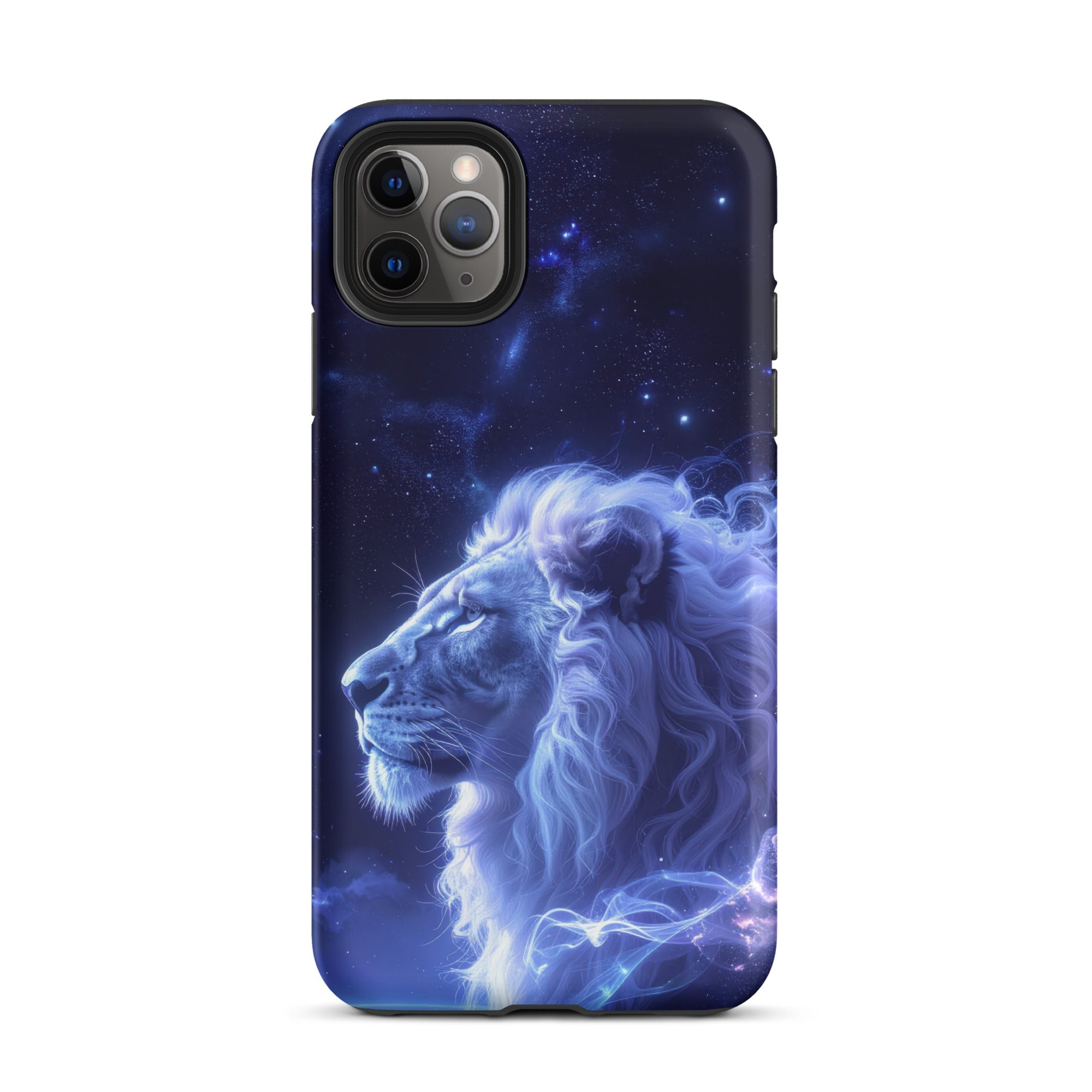 Carcasa resistente para iPhone – León Celestial de la Luz de las Estrellas - CeluMovil