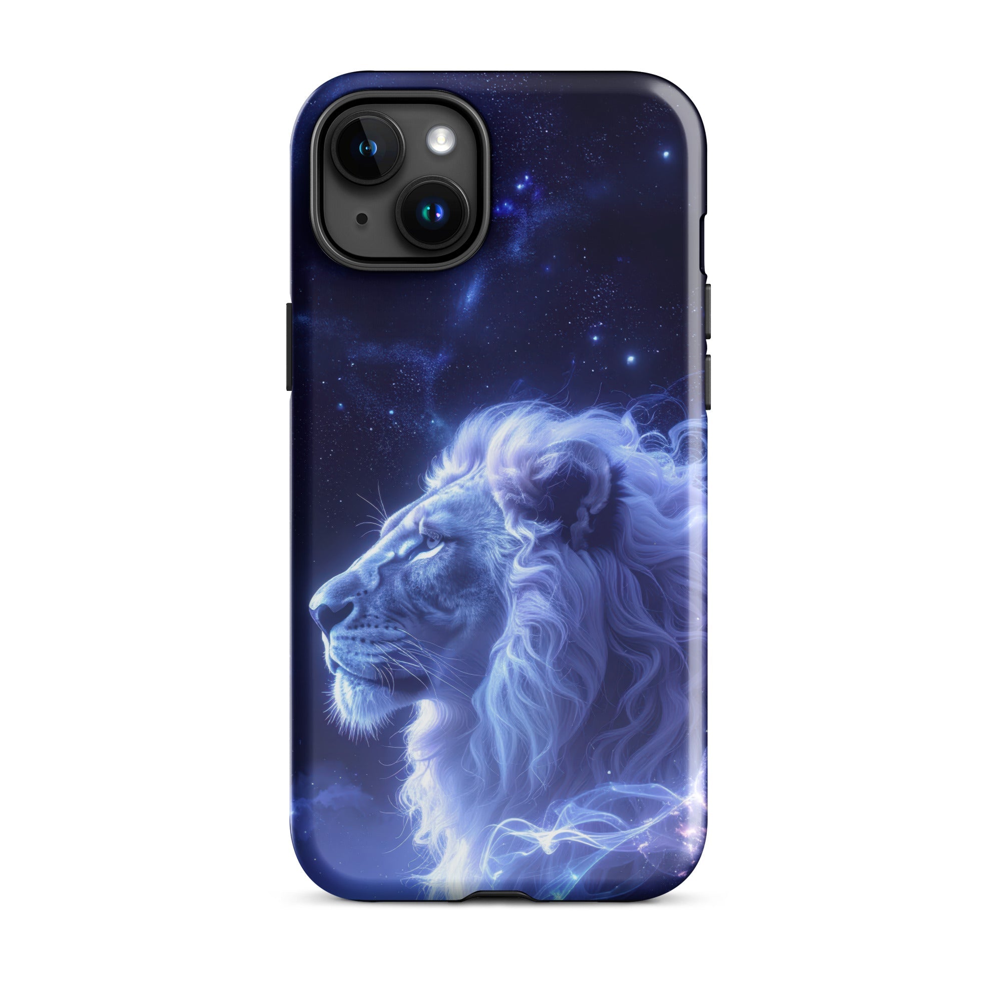 Carcasa resistente para iPhone – León Celestial de la Luz de las Estrellas - CeluMovil