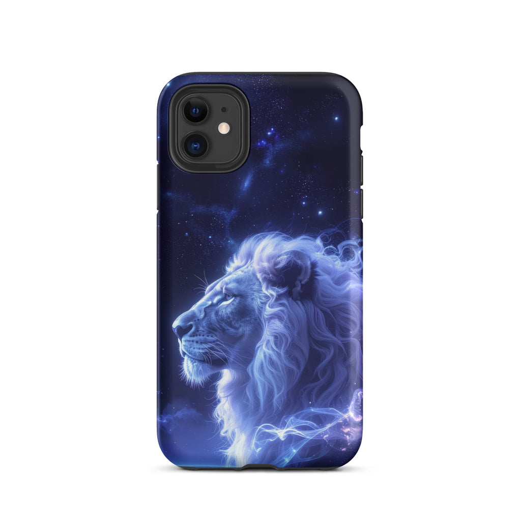 Carcasa resistente para iPhone – León Celestial de la Luz de las Estrellas - CeluMovil