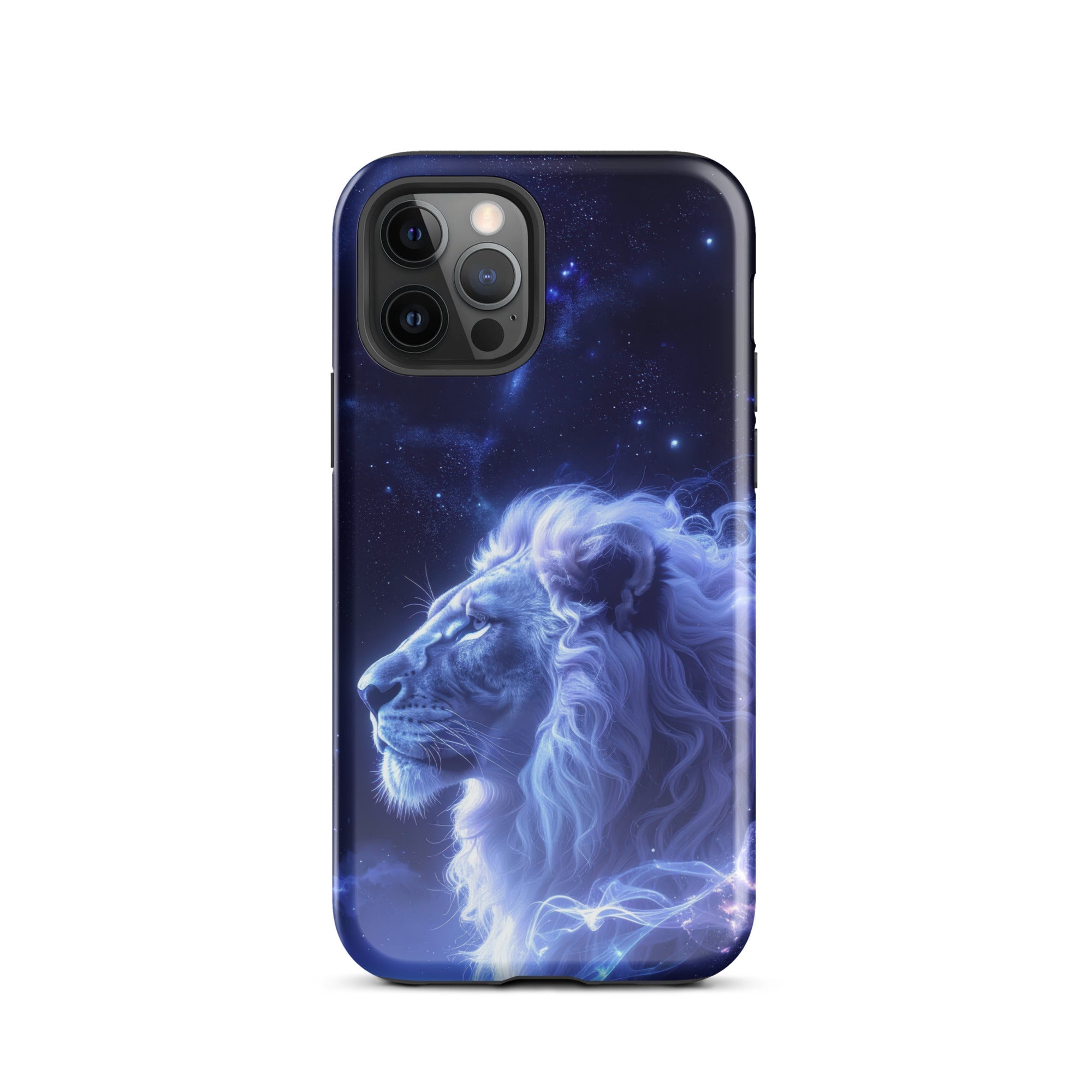 Carcasa resistente para iPhone – León Celestial de la Luz de las Estrellas - CeluMovil