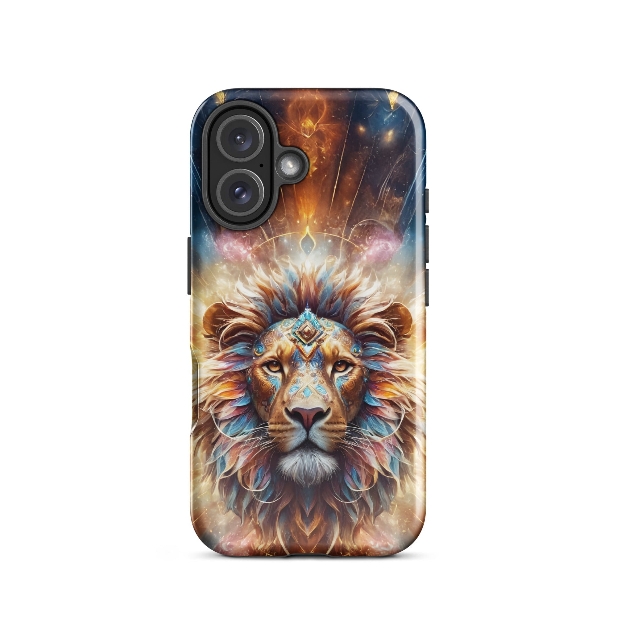 Carcasa resistente para iPhone - Leon surrealista - CeluMovil