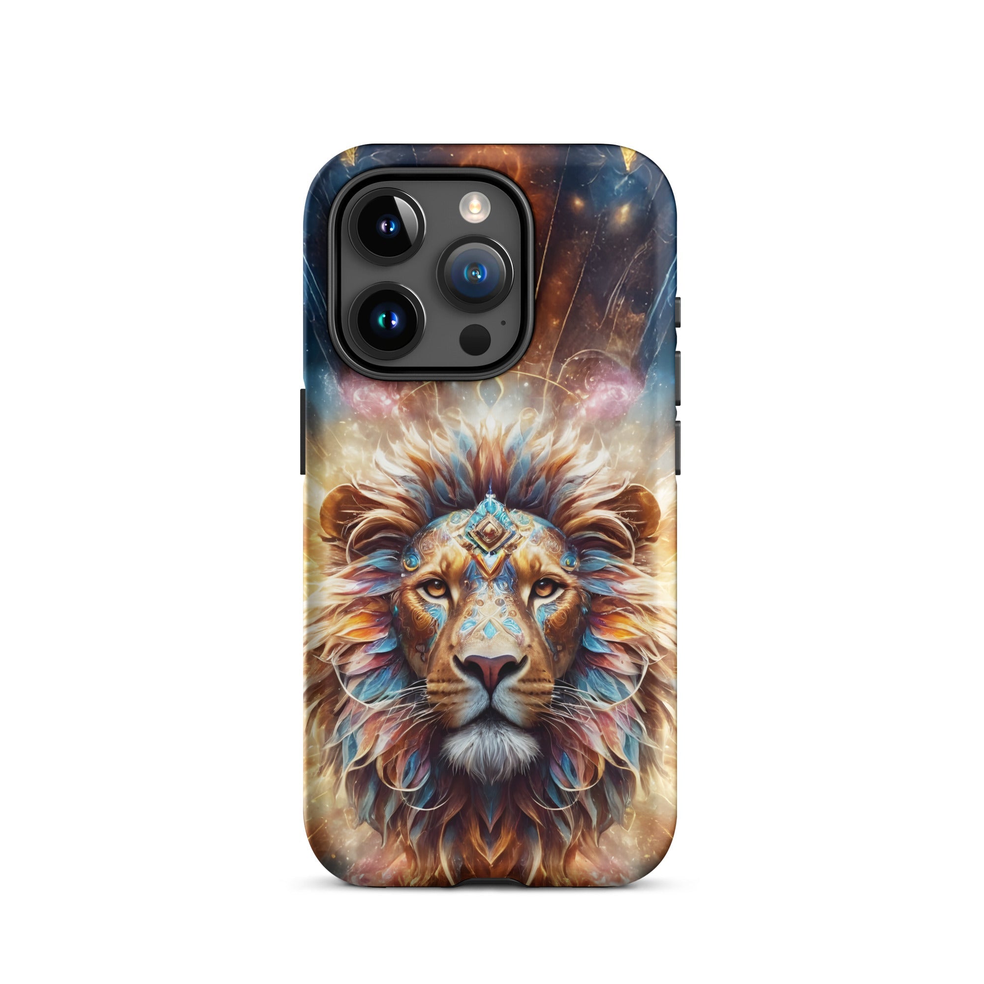 Carcasa resistente para iPhone - Leon surrealista - CeluMovil