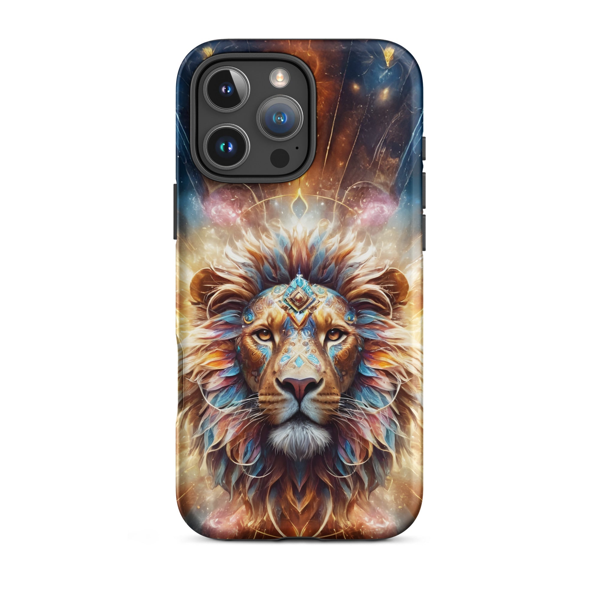 Carcasa resistente para iPhone - Leon surrealista - CeluMovil