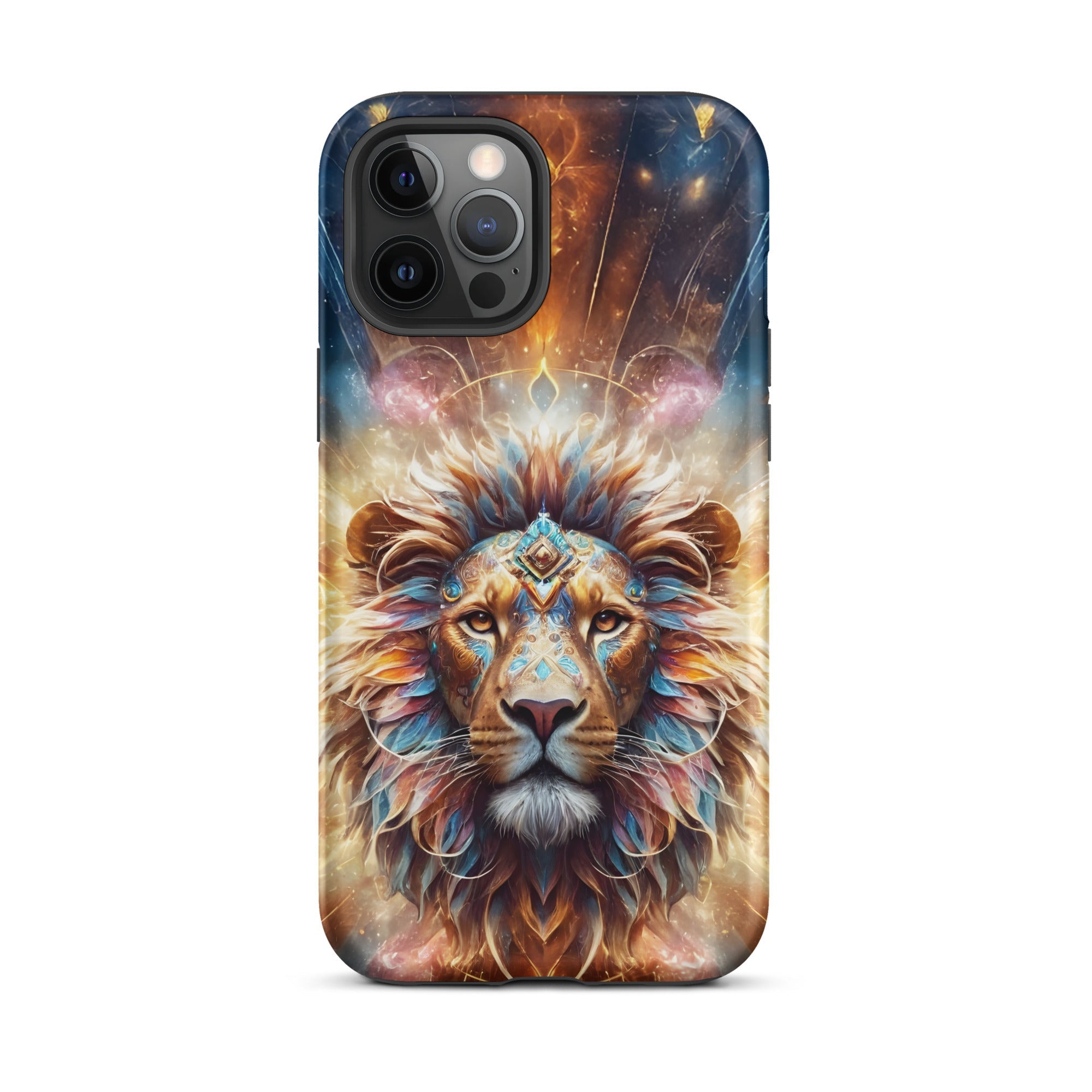 Carcasa resistente para iPhone - Leon surrealista - CeluMovil