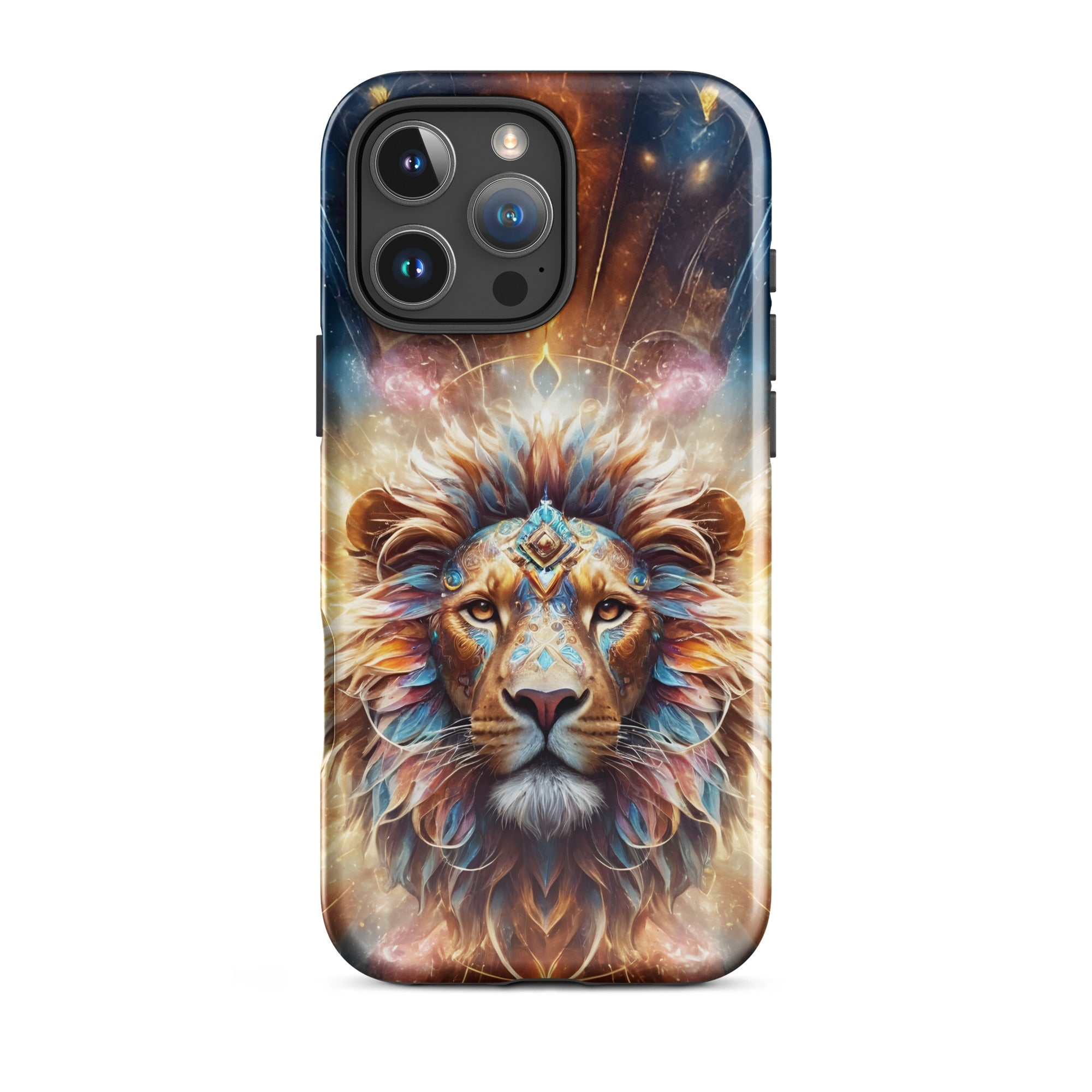 Carcasa resistente para iPhone - Leon surrealista - CeluMovil