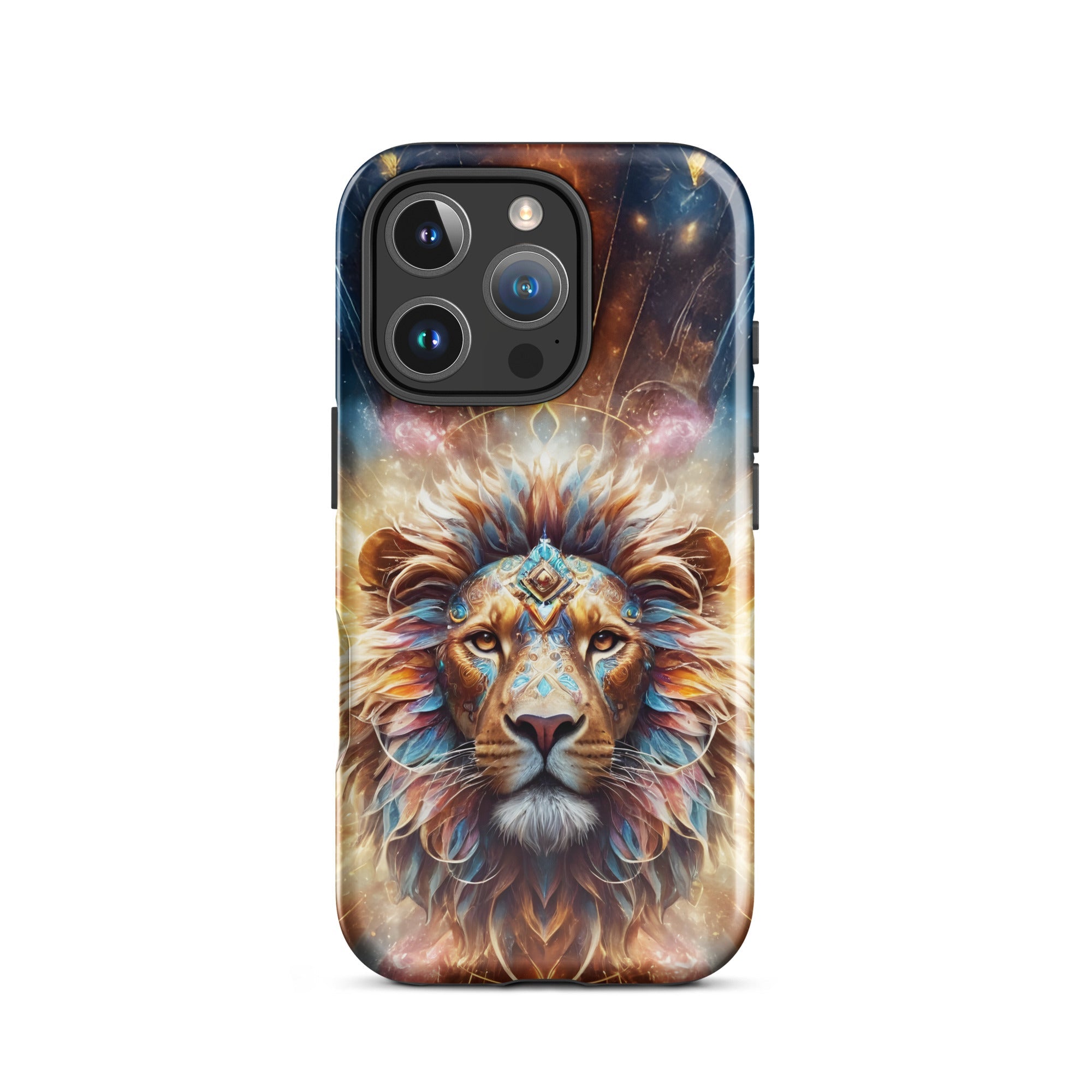 Carcasa resistente para iPhone - Leon surrealista - CeluMovil