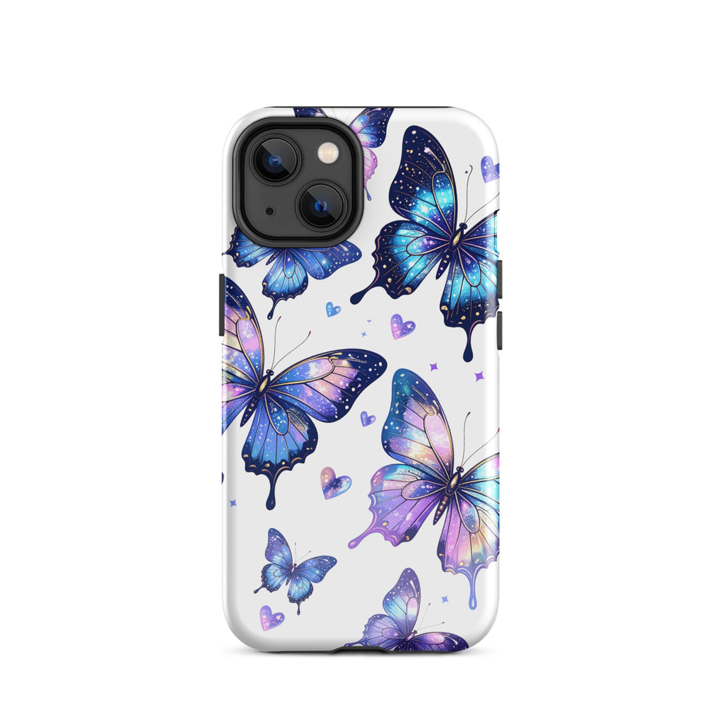 Carcasa resistente para iPhone - Mariposas Neon - CeluMovil
