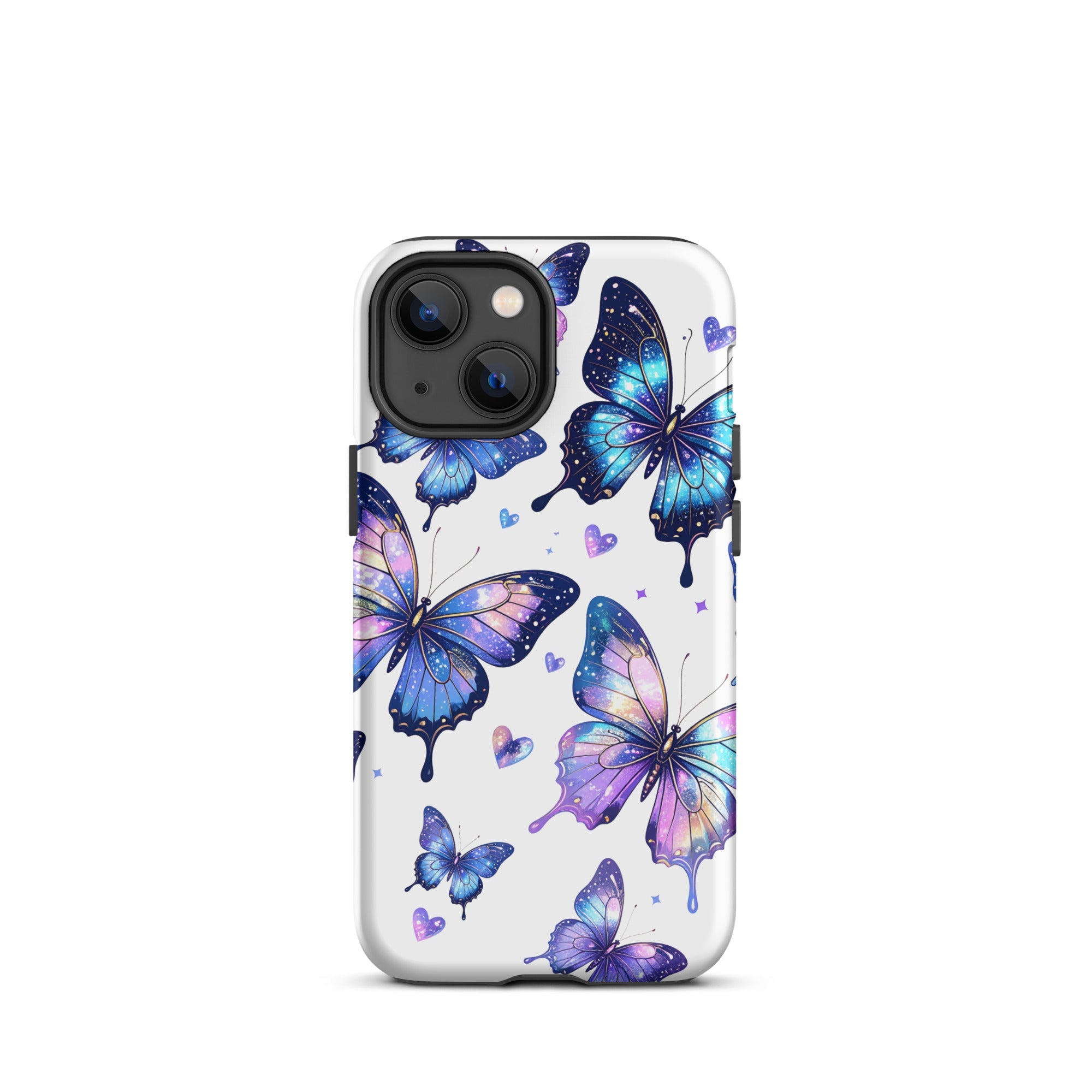 Carcasa resistente para iPhone - Mariposas Neon - CeluMovil