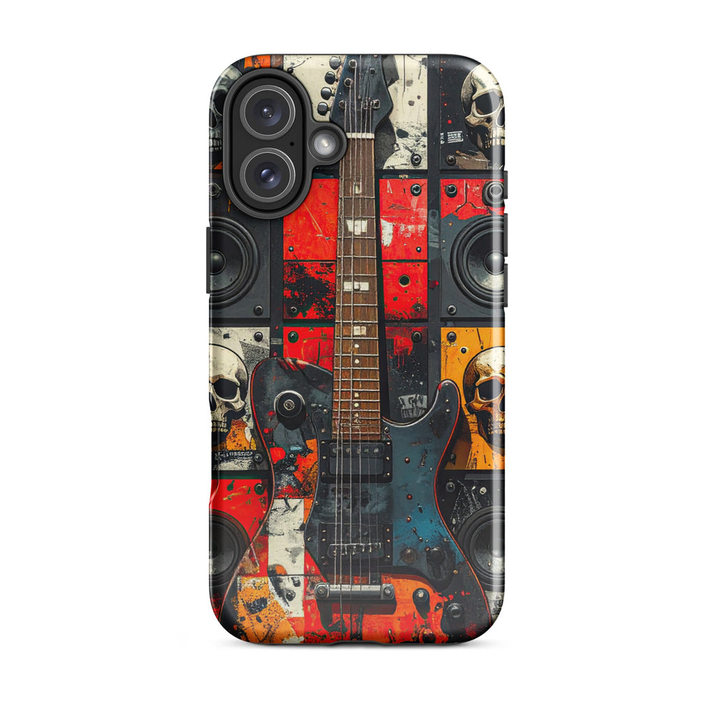 Carcasa Resistente para iPhone - Rebelión de Guitarras - CeluMovil