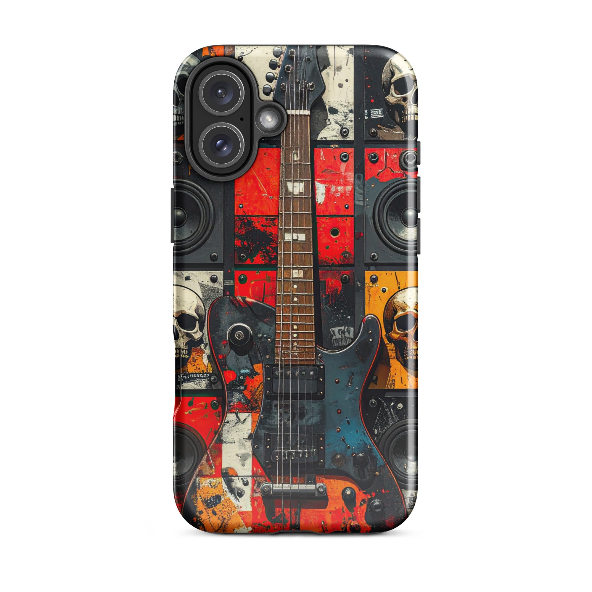 Carcasa Resistente para iPhone - Rebelión de Guitarras - CeluMovil