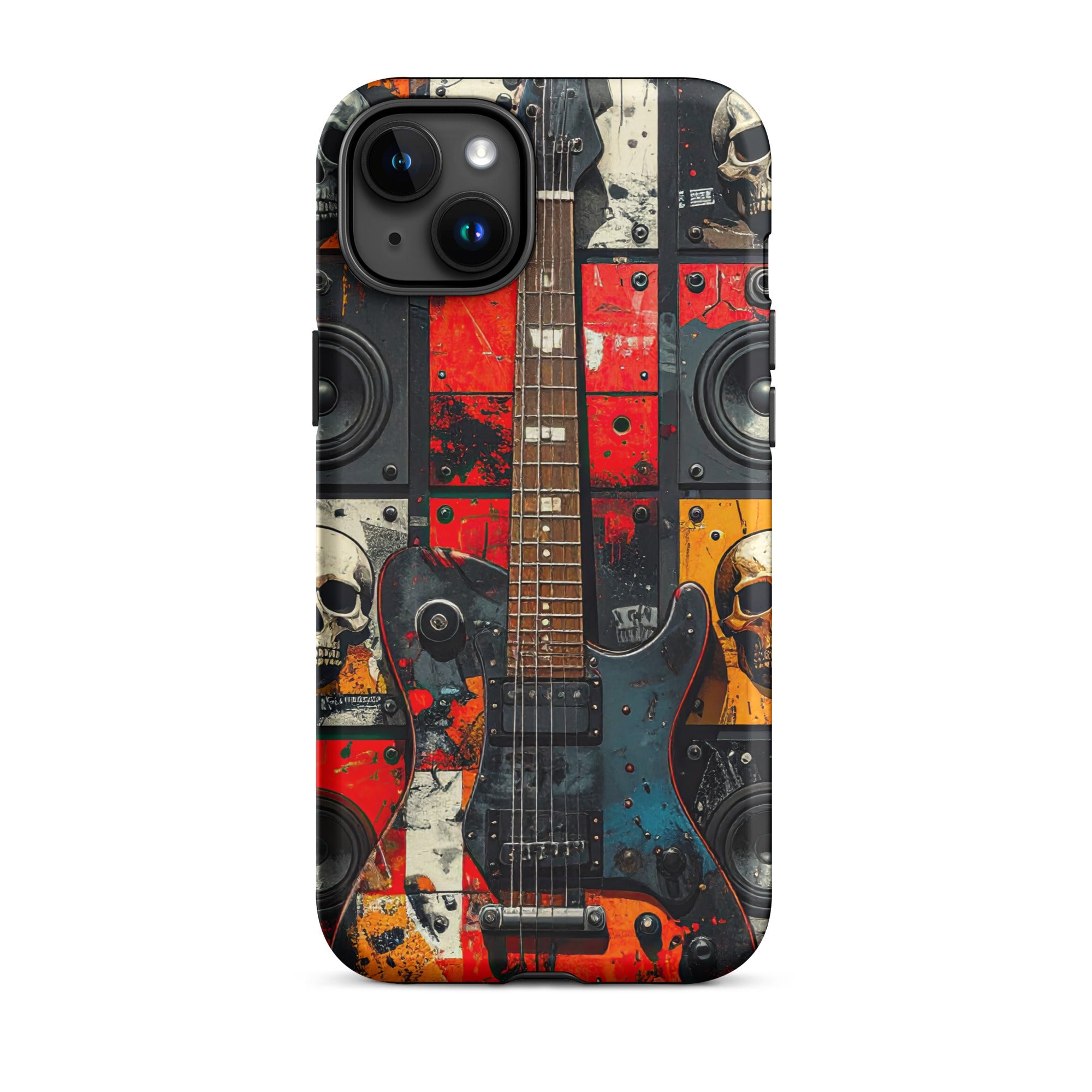 Carcasa Resistente para iPhone - Rebelión de Guitarras - CeluMovil