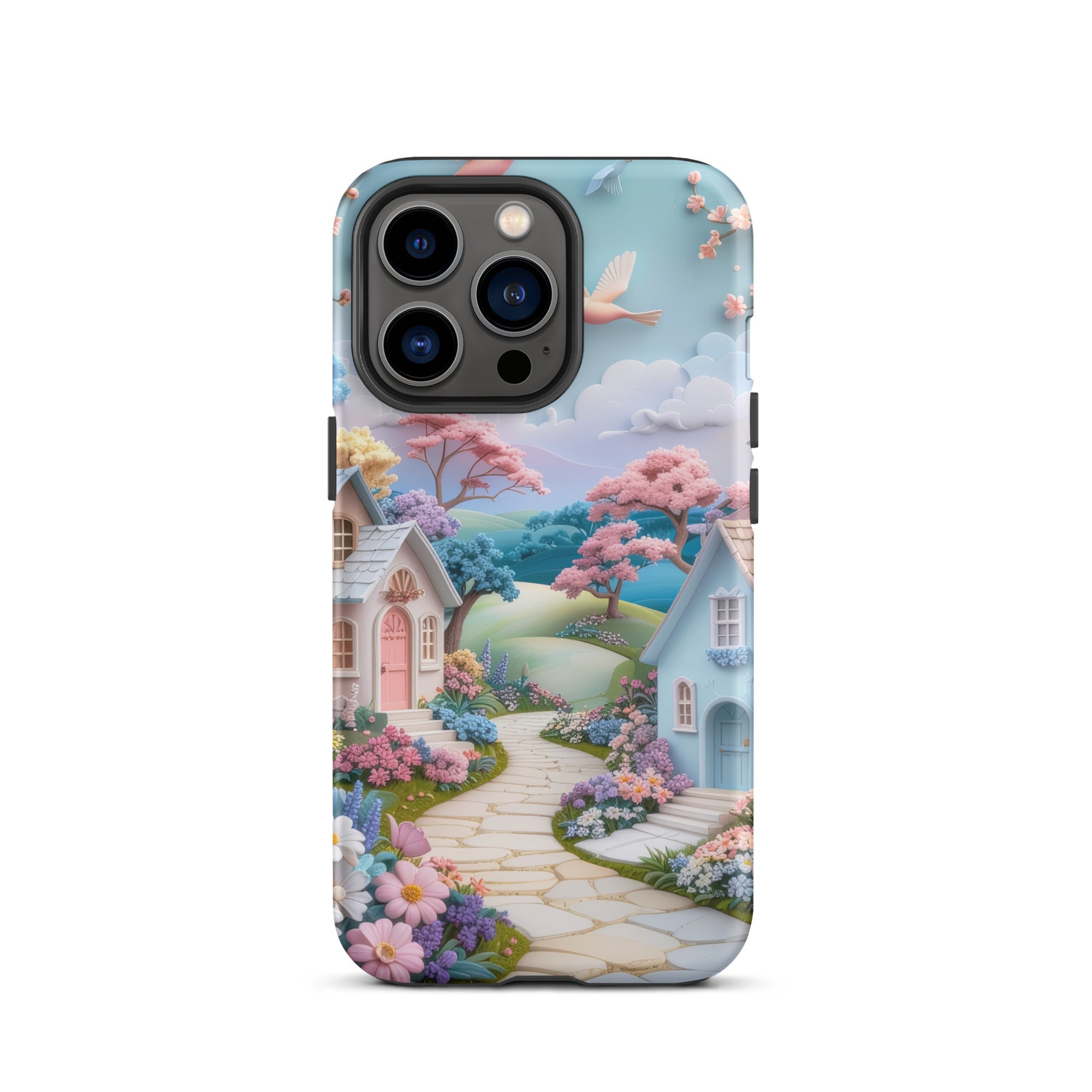 Carcasa Resistente para iPhone - Sendero del Pueblo Encantado - CeluMovil