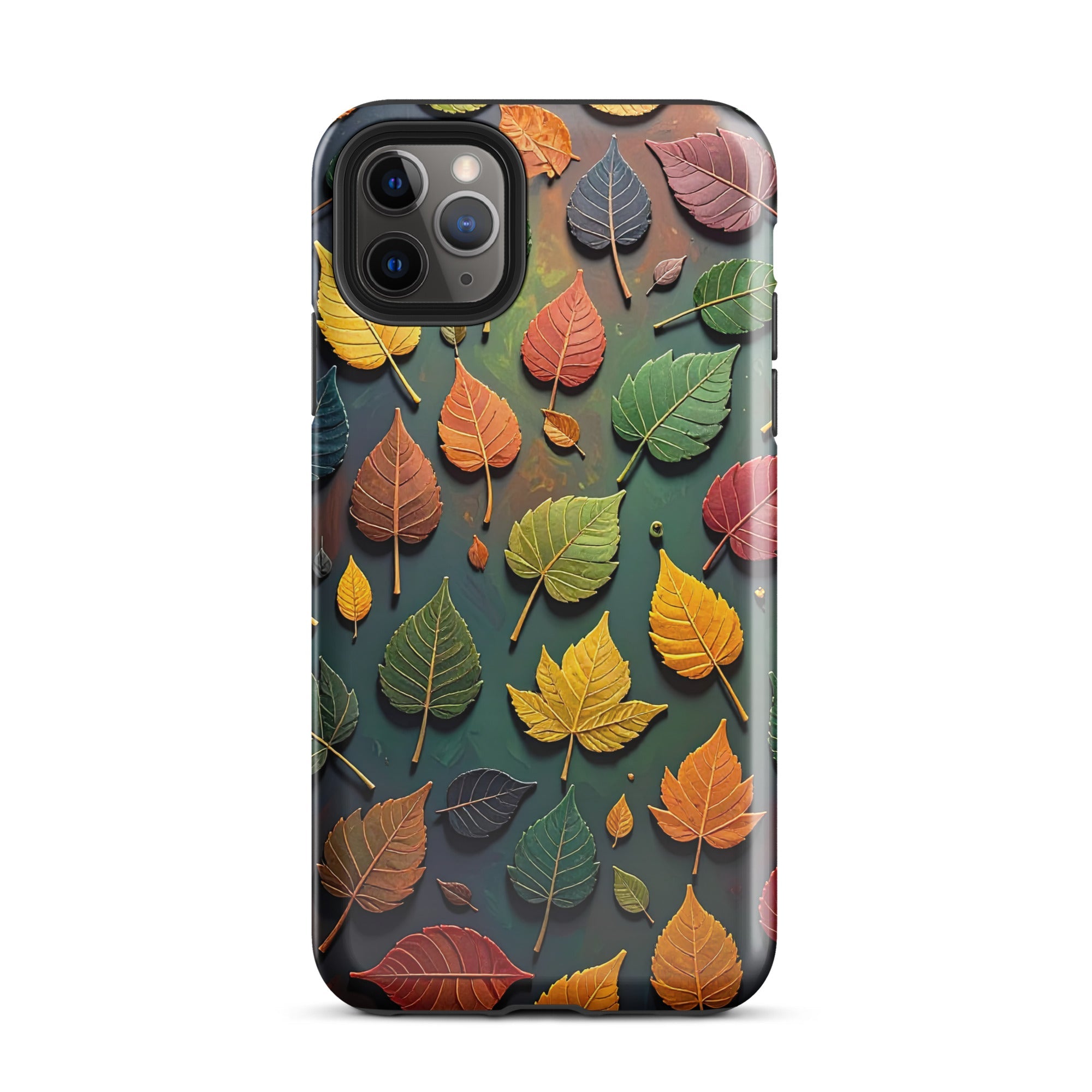 Carcasa Resistente para iPhone - Sinfonía de Hojas Otoñales - CeluMovil