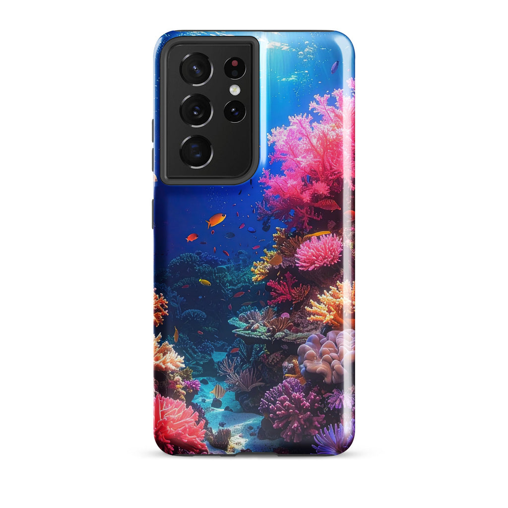 Carcasa Resistente para Samsung - Arrecife de Coral Vívido - CeluMovil