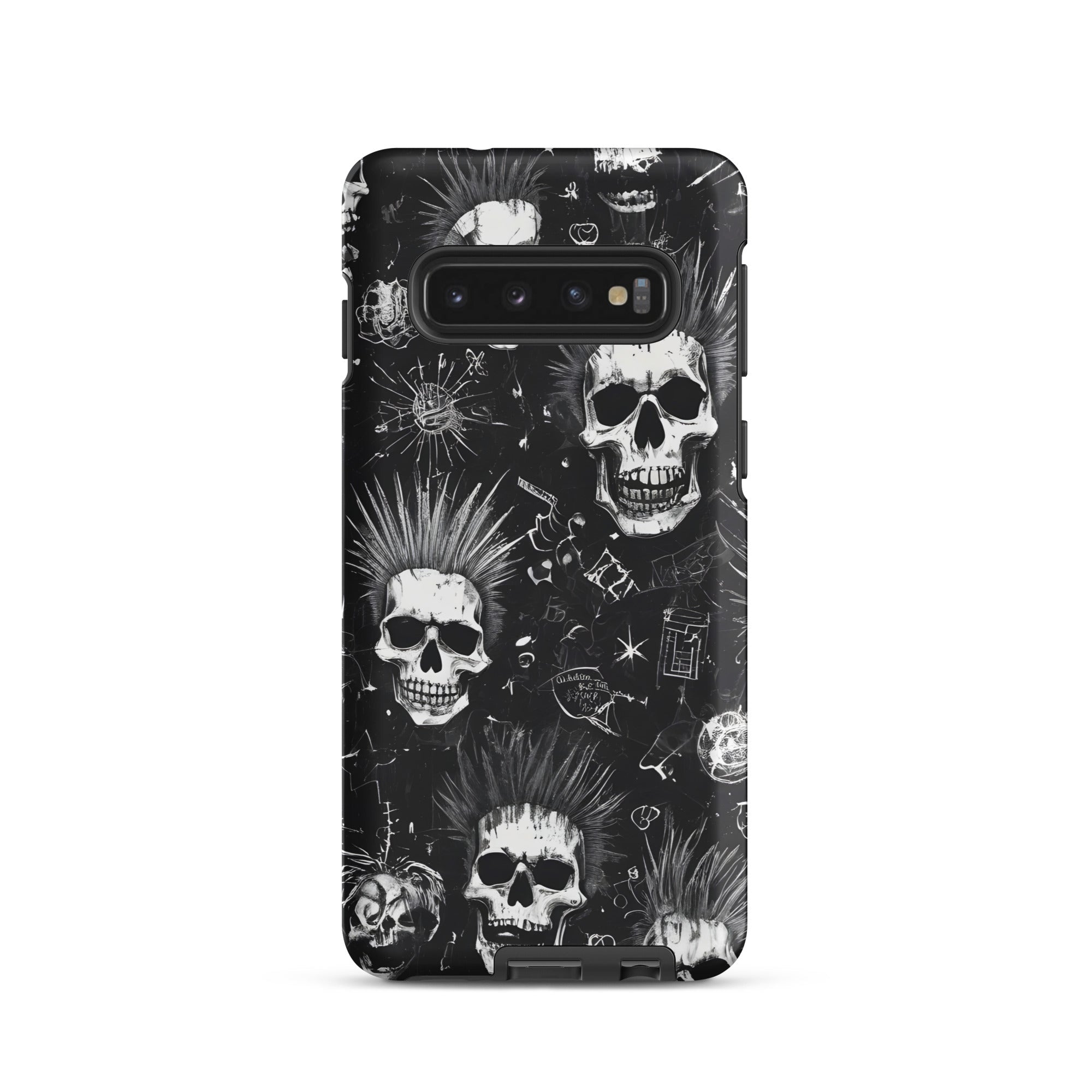 Carcasa resistente para Samsung - calavera grunge punk - CeluMovil