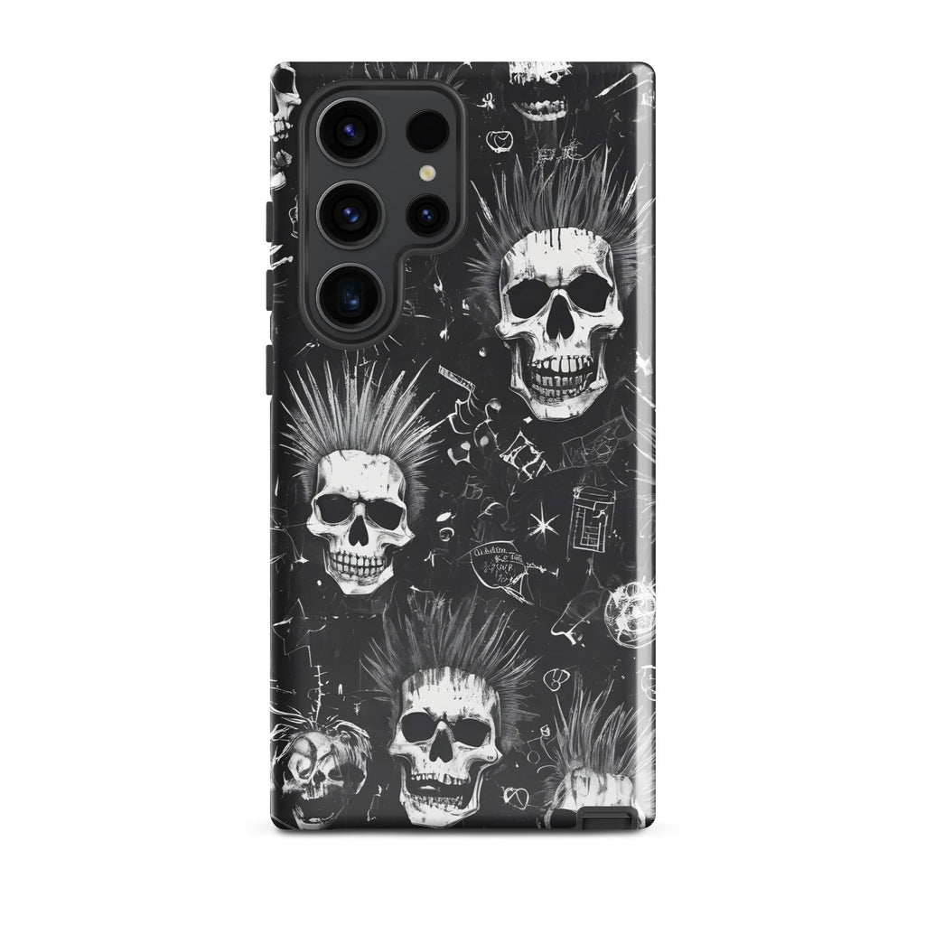 Carcasa resistente para Samsung - calavera grunge punk - CeluMovil