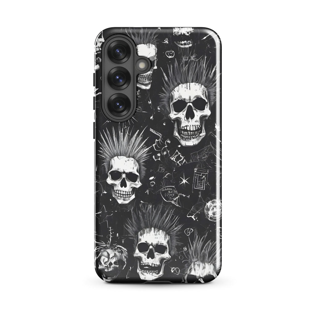 Carcasa resistente para Samsung - calavera grunge punk - CeluMovil