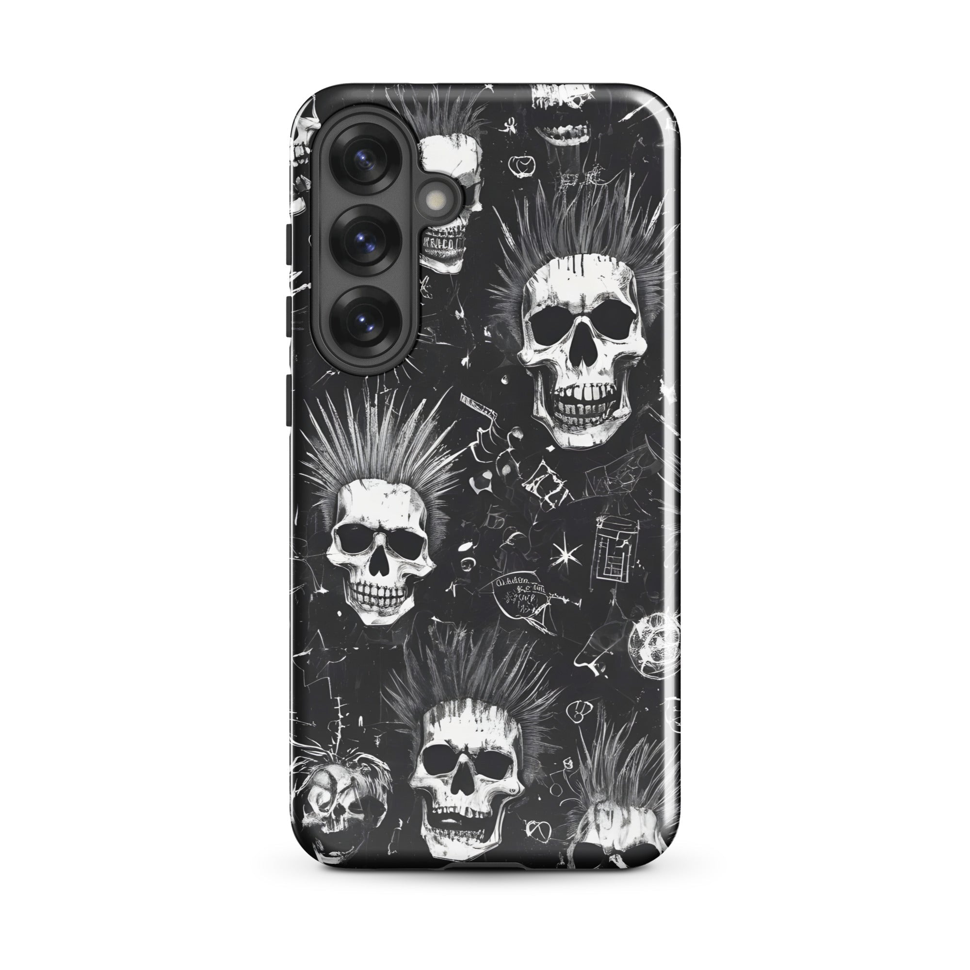 Carcasa resistente para Samsung - calavera grunge punk - CeluMovil