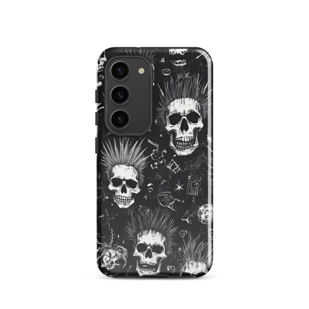 Carcasa resistente para Samsung - calavera grunge punk - CeluMovil