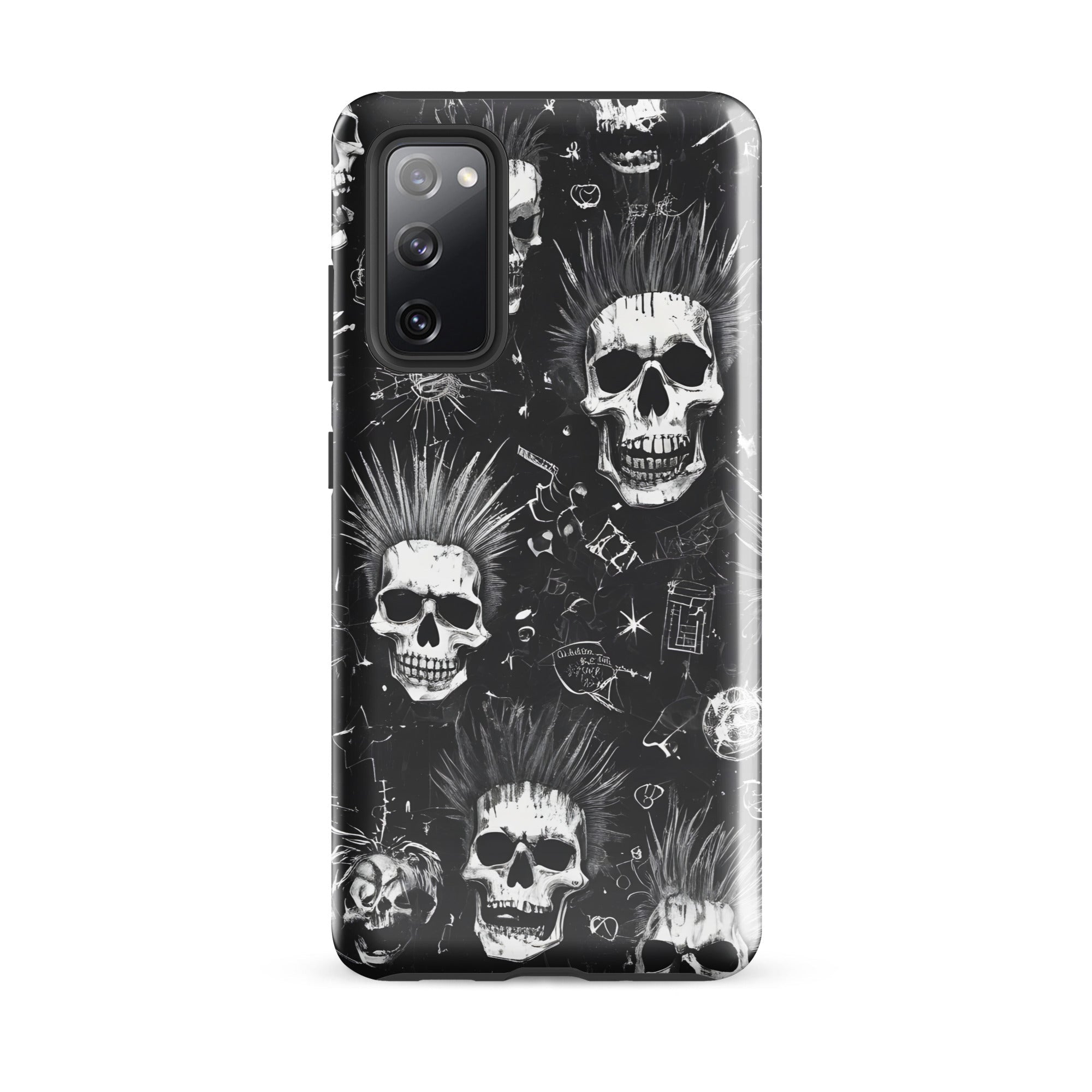 Carcasa resistente para Samsung - calavera grunge punk - CeluMovil