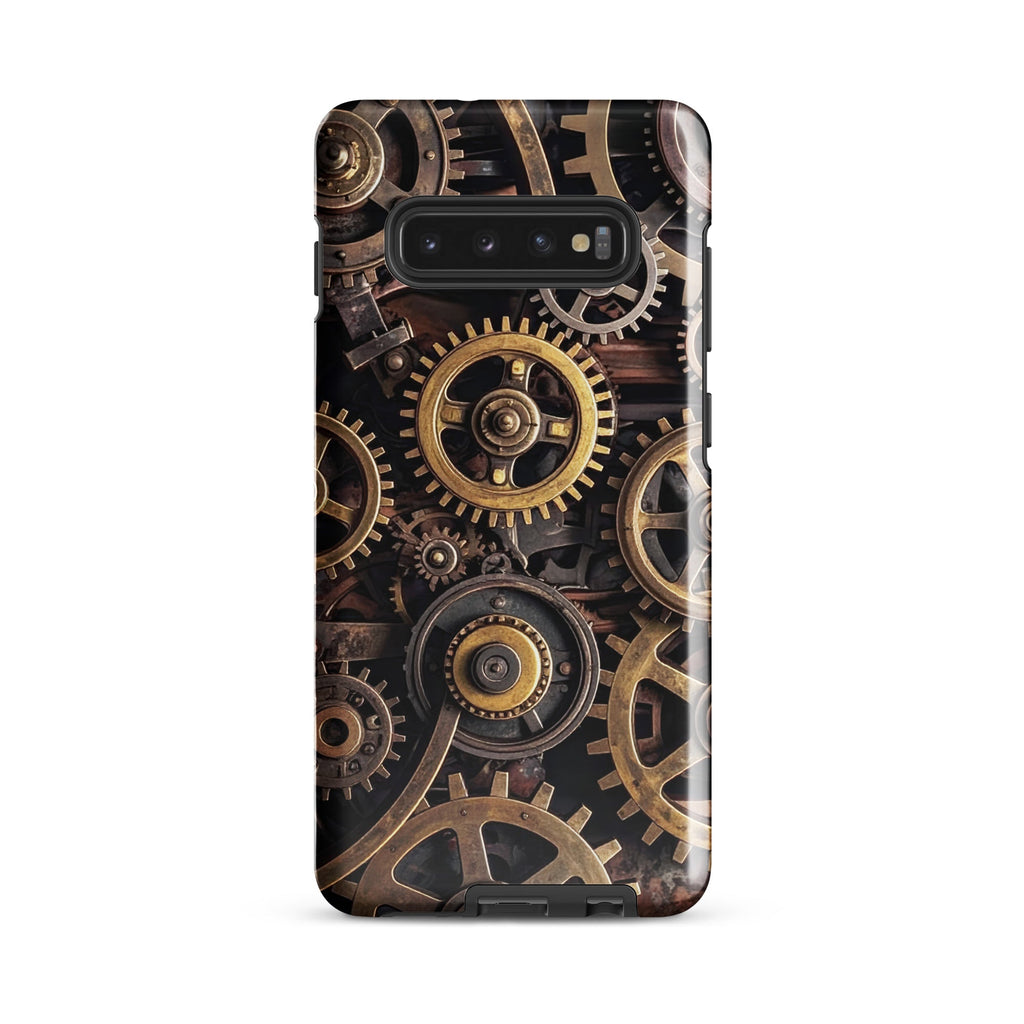 Carcasa resistente para Samsung – Engranajes steampunk de latón - CeluMovil
