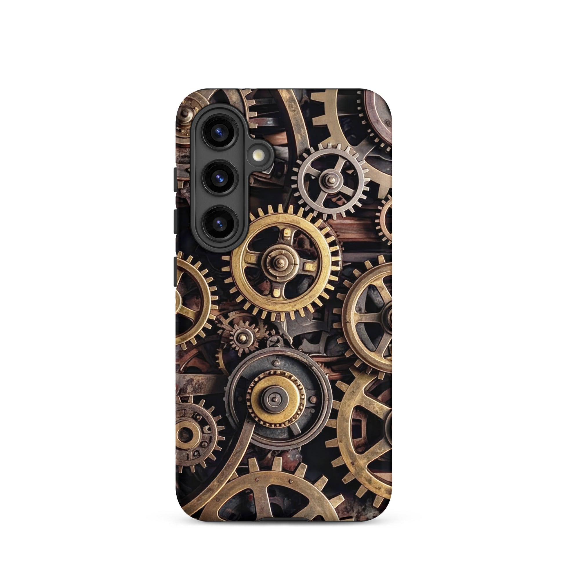 Carcasa resistente para Samsung – Engranajes steampunk de latón - CeluMovil