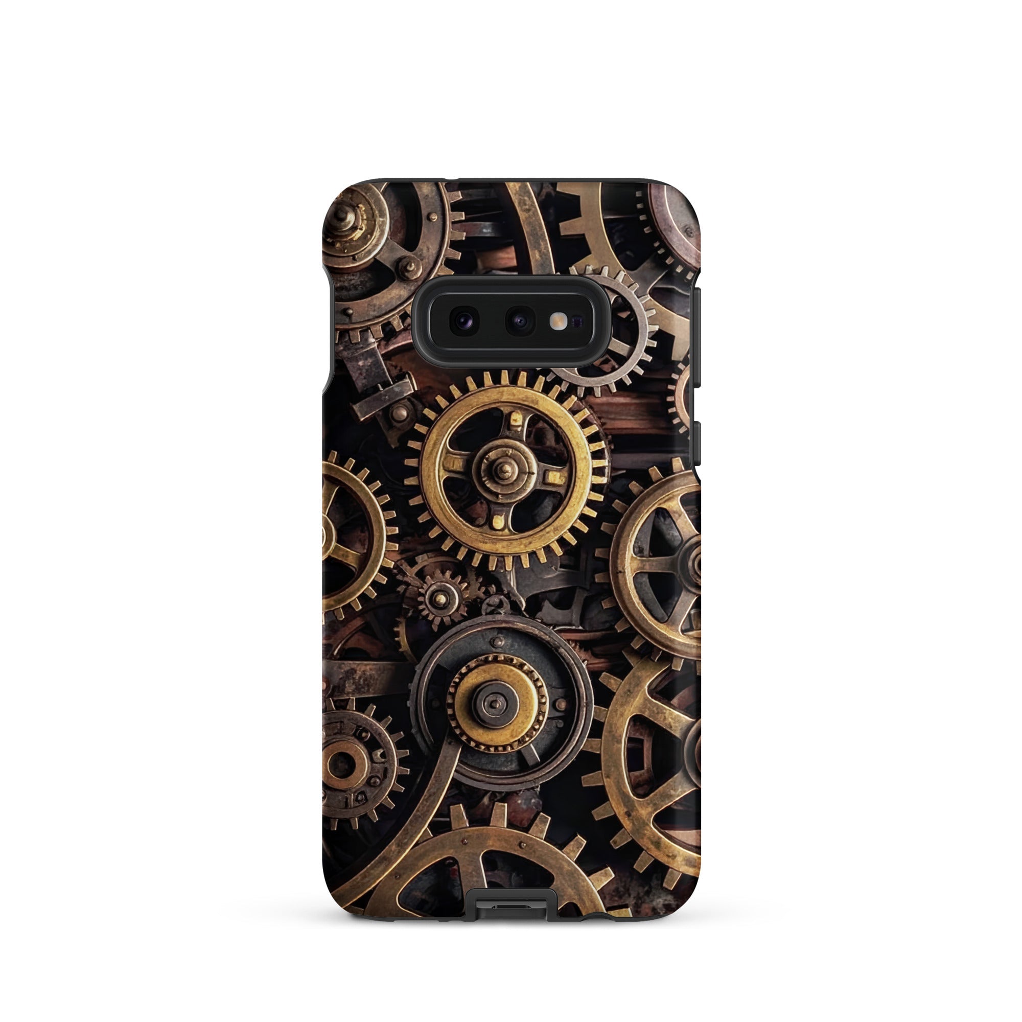 Carcasa resistente para Samsung – Engranajes steampunk de latón - CeluMovil