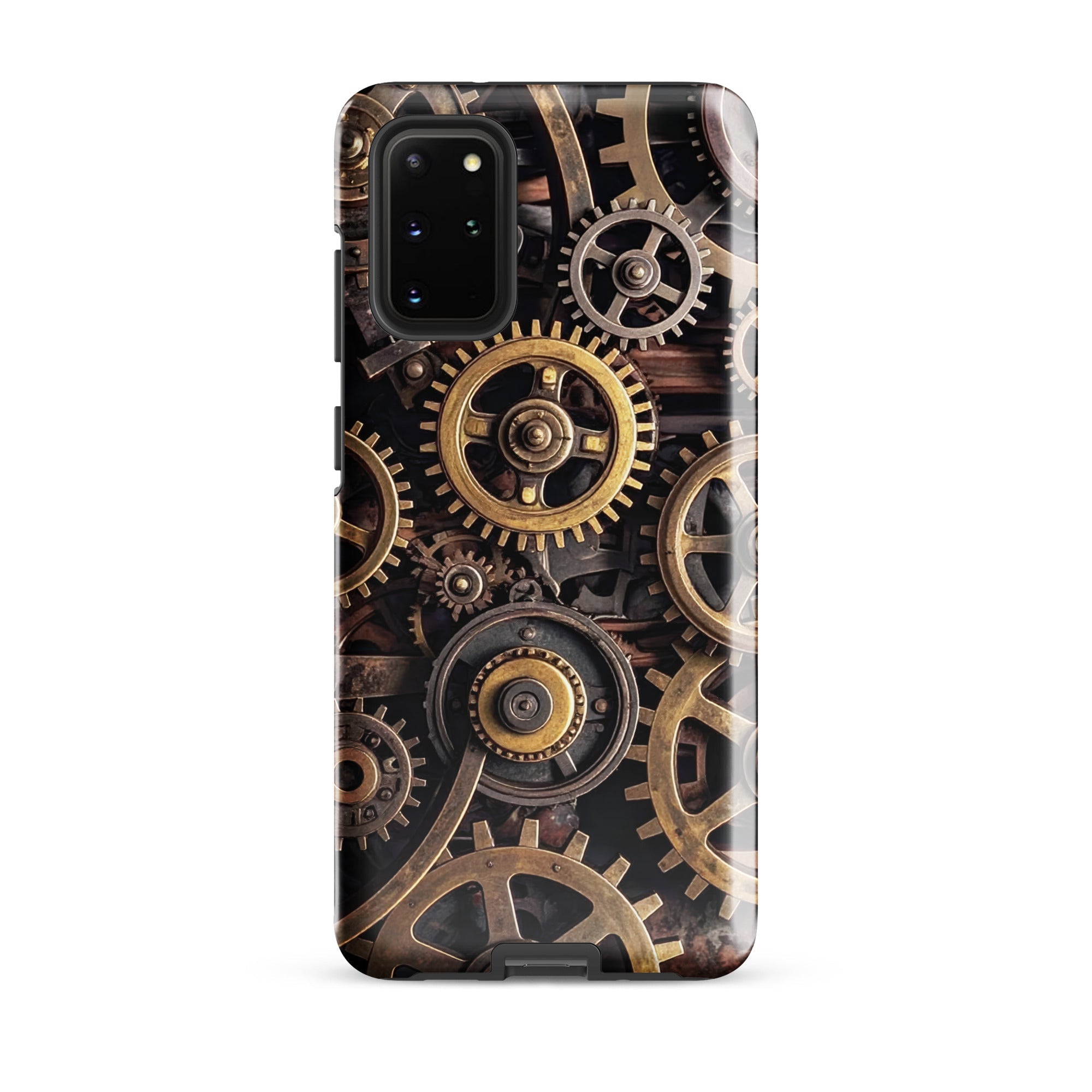 Carcasa resistente para Samsung – Engranajes steampunk de latón - CeluMovil