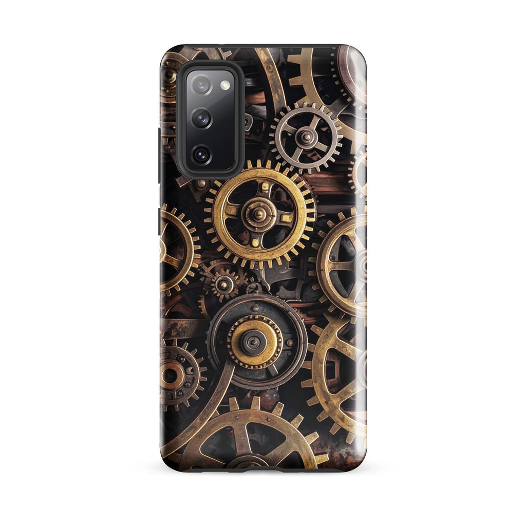 Carcasa resistente para Samsung – Engranajes steampunk de latón - CeluMovil