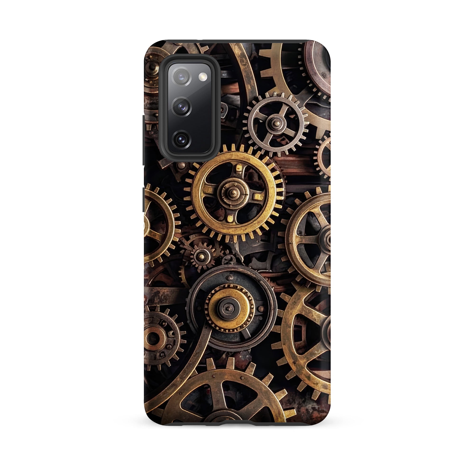 Carcasa resistente para Samsung – Engranajes steampunk de latón - CeluMovil
