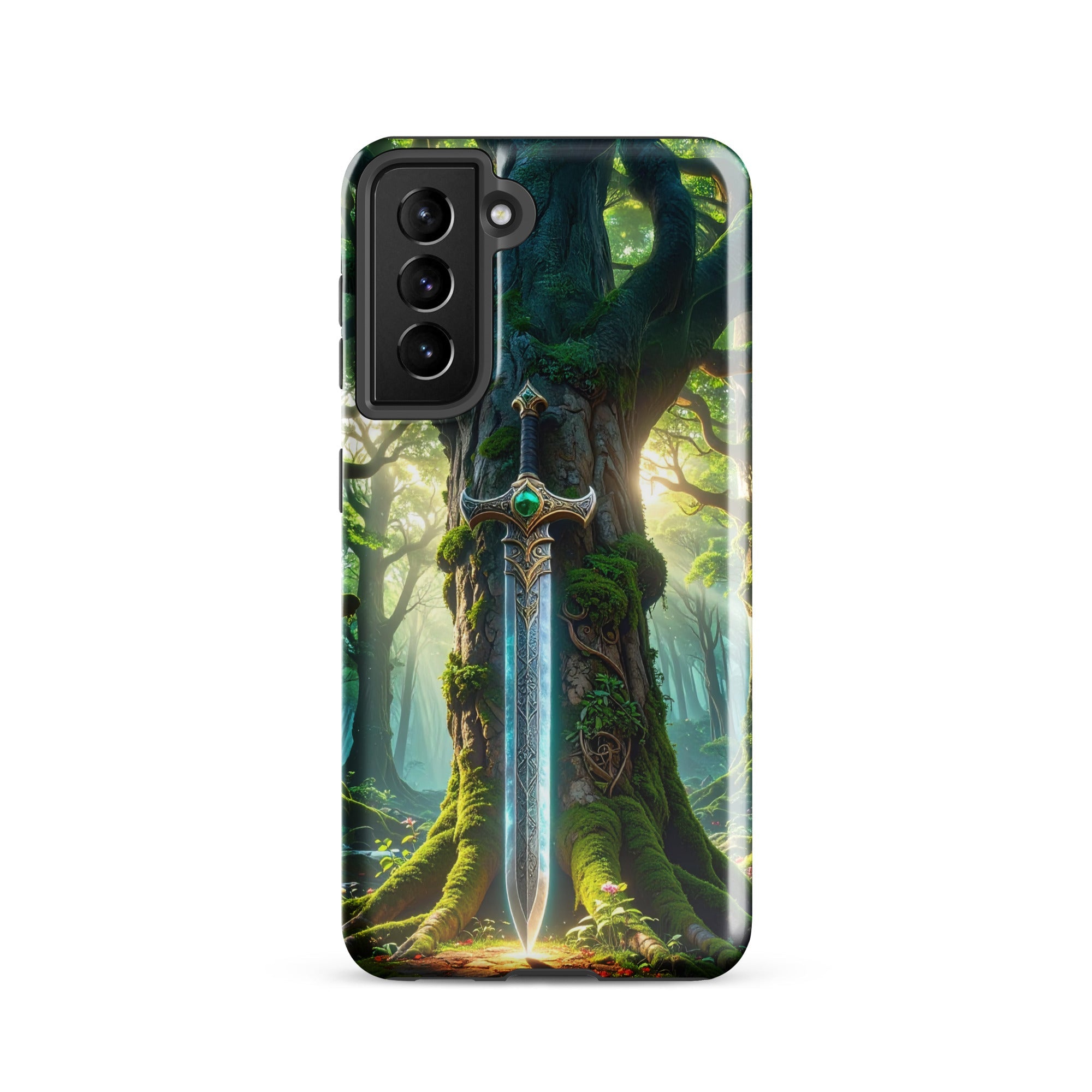 Carcasa Resistente para Samsung - Espada del Bosque Encantado - CeluMovil