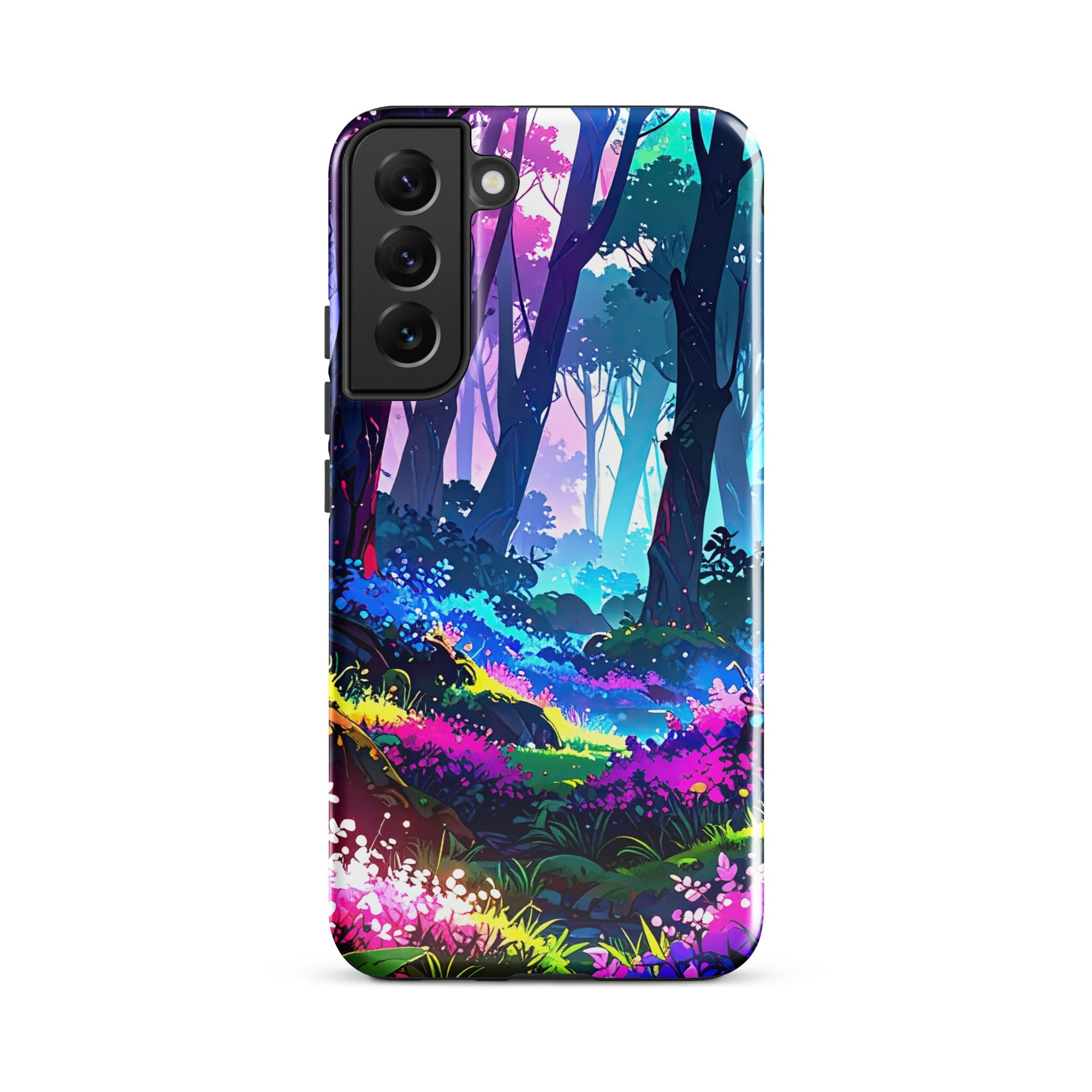 Carcasa Resistente para Samsung - Floración del Bosque Luminoso - CeluMovil