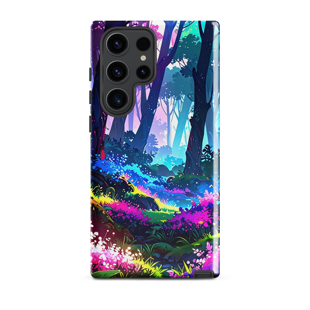 Carcasa Resistente para Samsung - Floración del Bosque Luminoso - CeluMovil