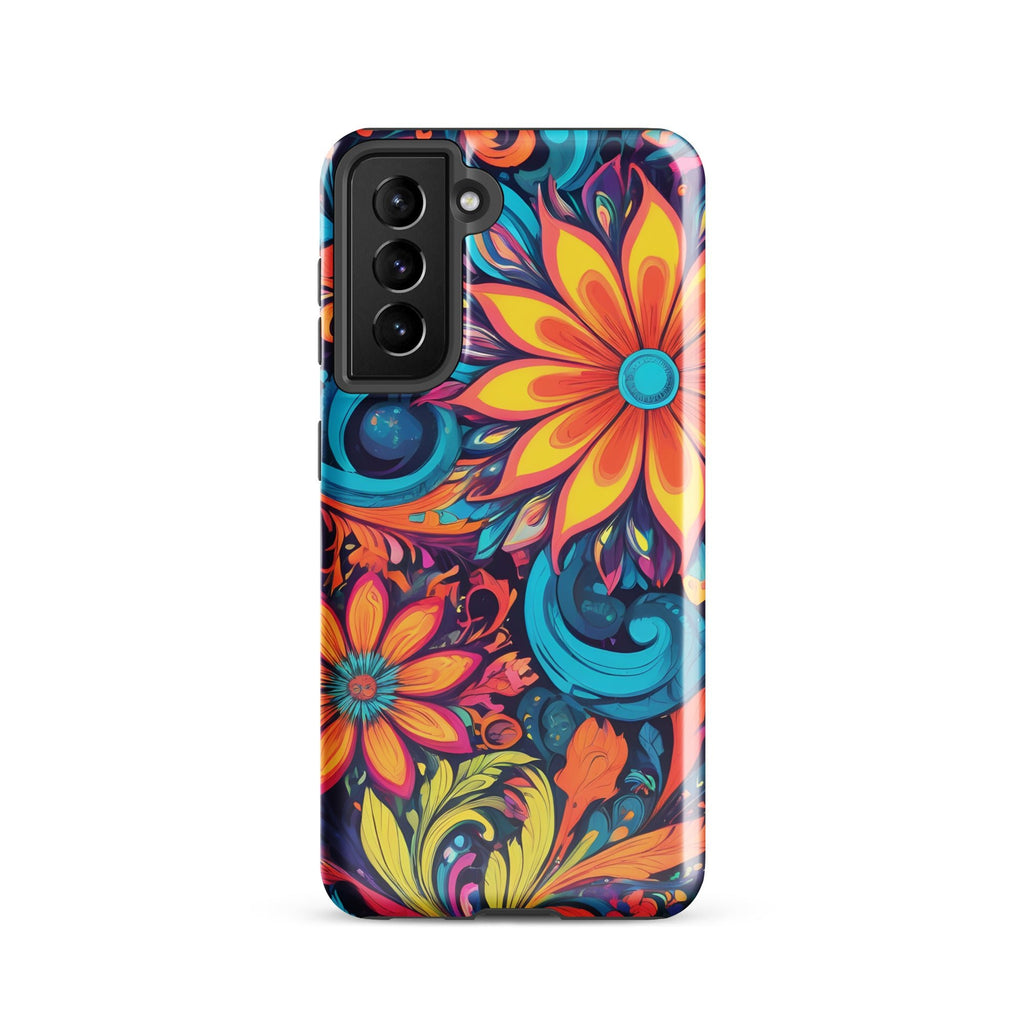 Carcasa resistente para Samsung - Flores Multi Color - CeluMovil